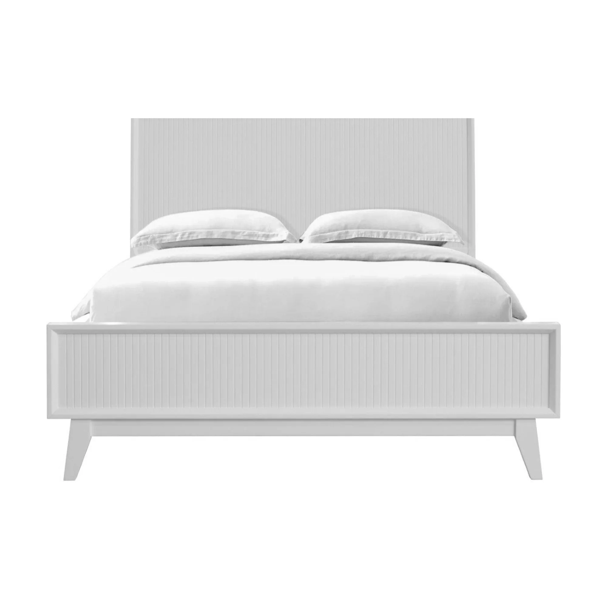 Matilda King Bed Frame White - Image 4