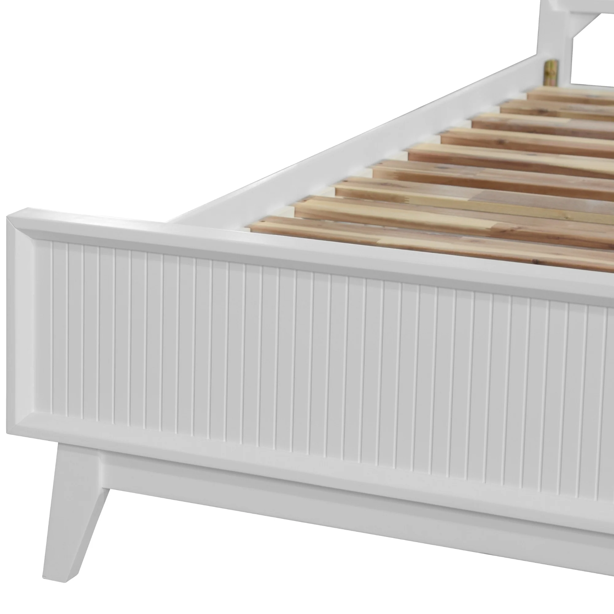Matilda King Bed Frame White - Image 6