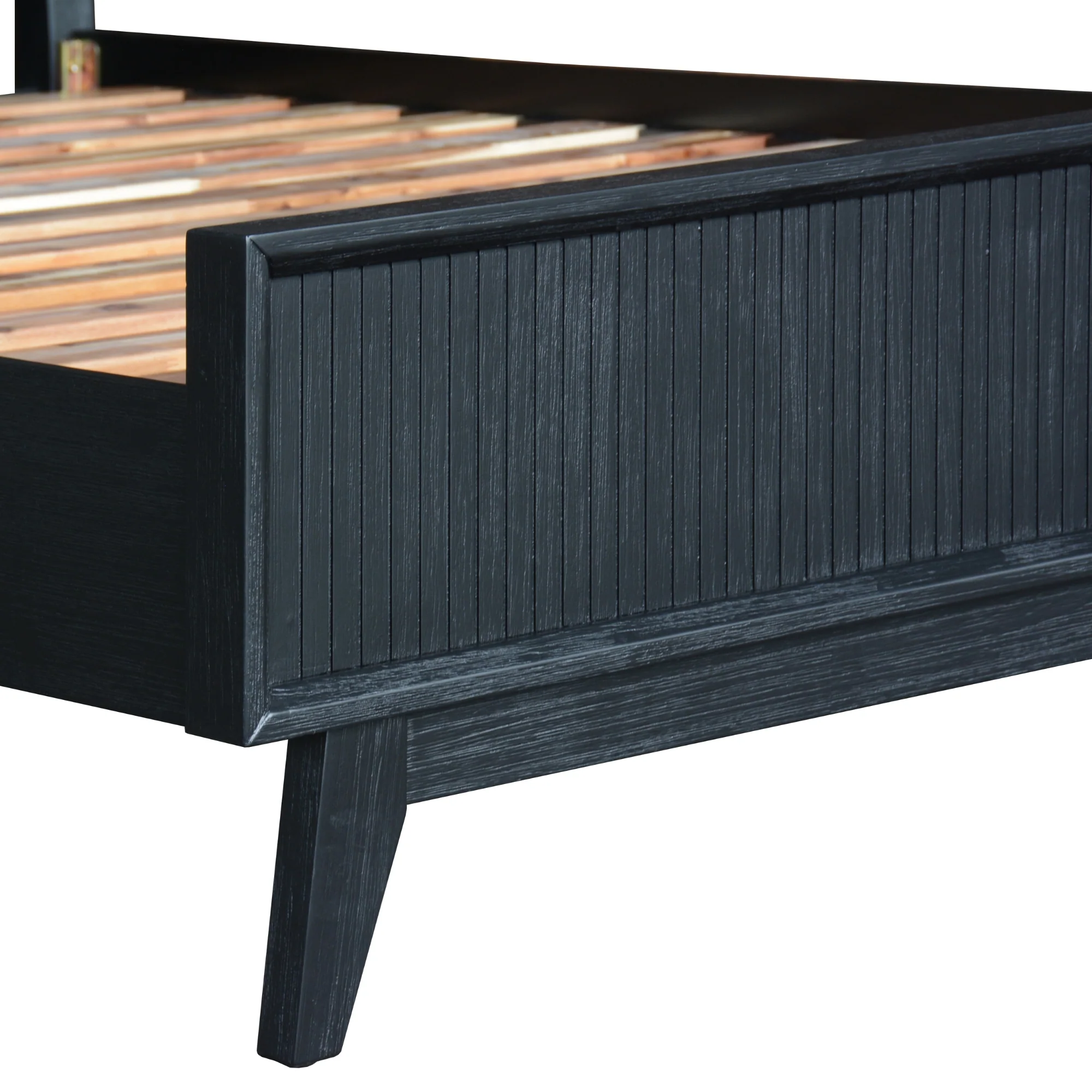 Matilda Queen Bed Frame Black - Image 6