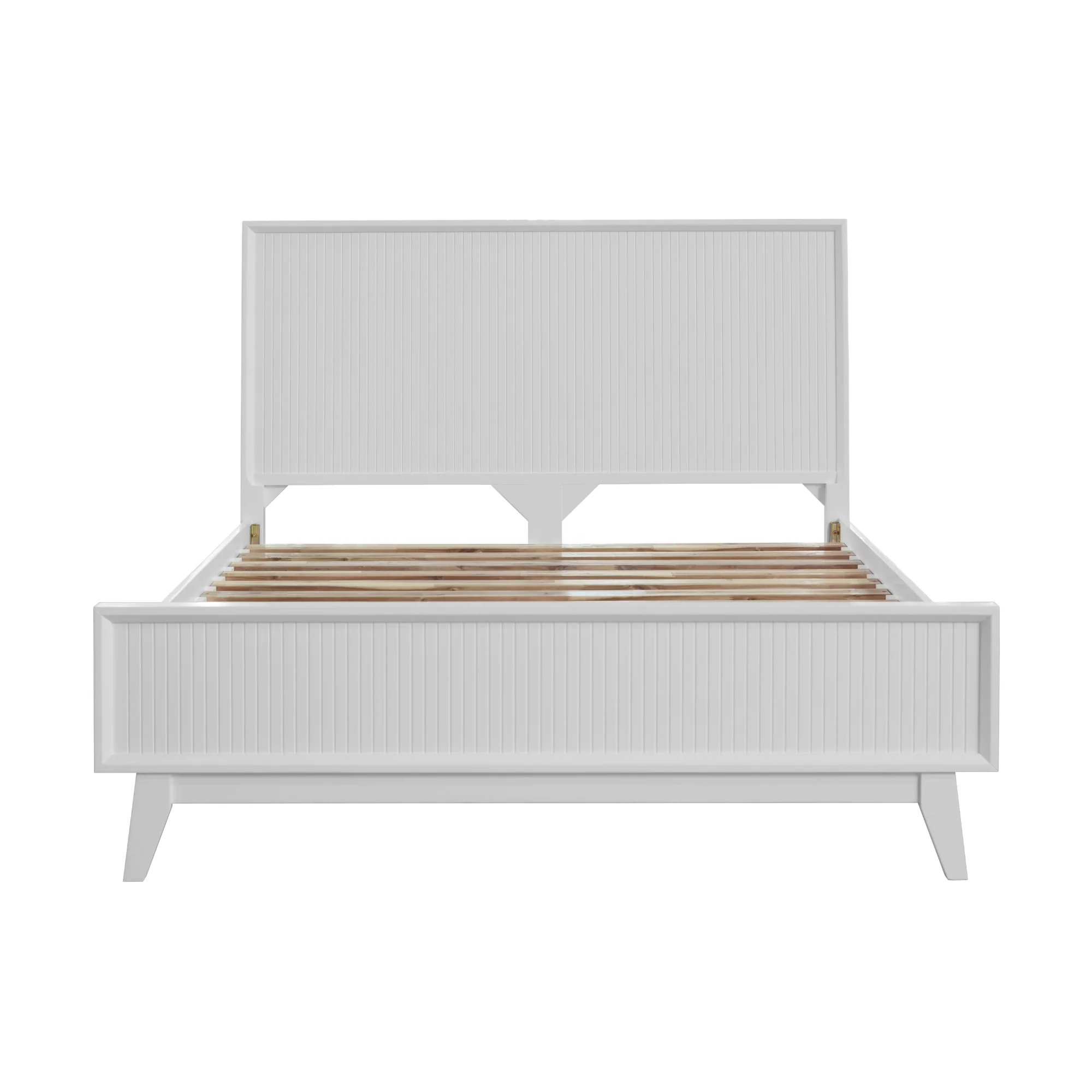 Matilda Queen Bed Frame White - Image 2