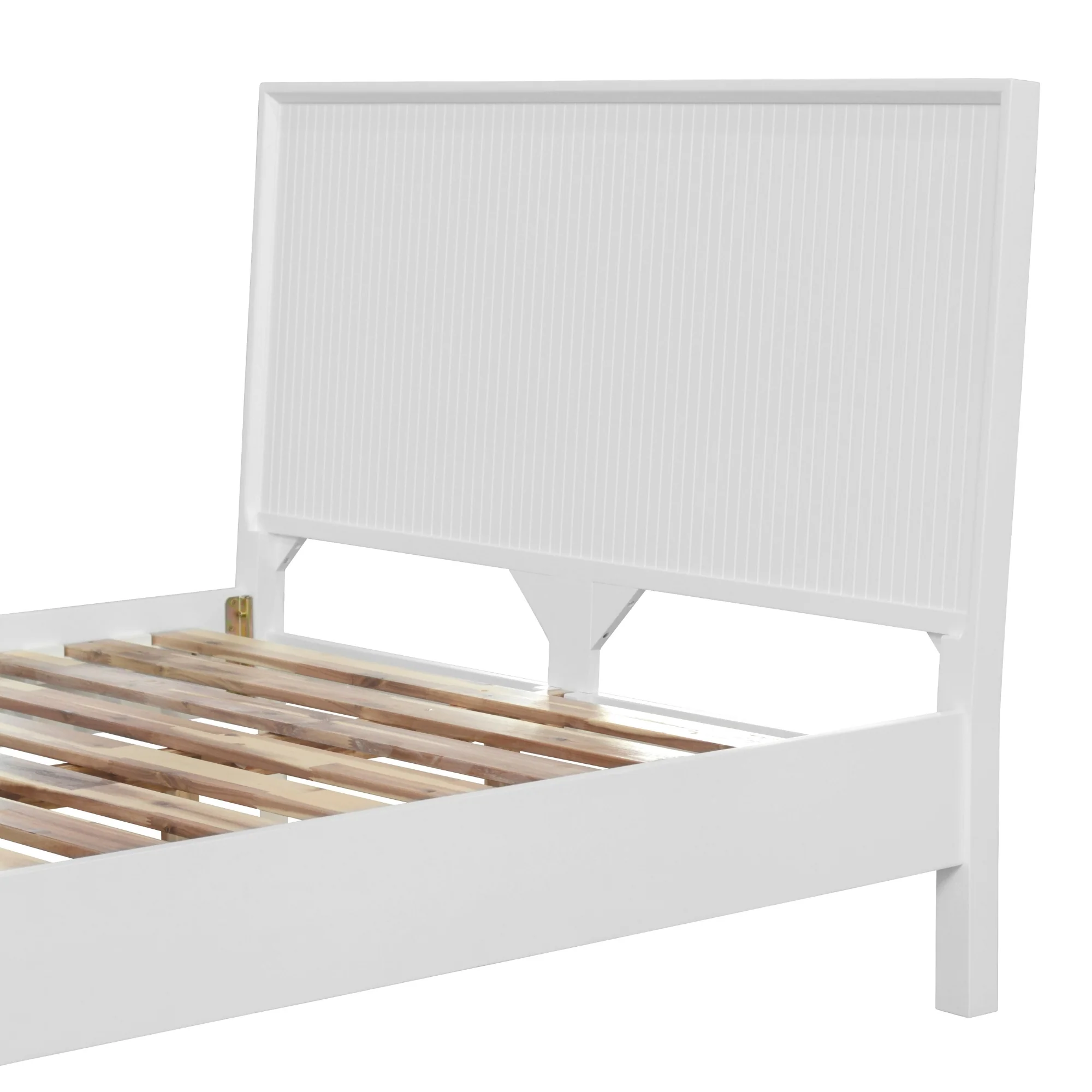 Matilda Queen Bed Frame White - Image 5