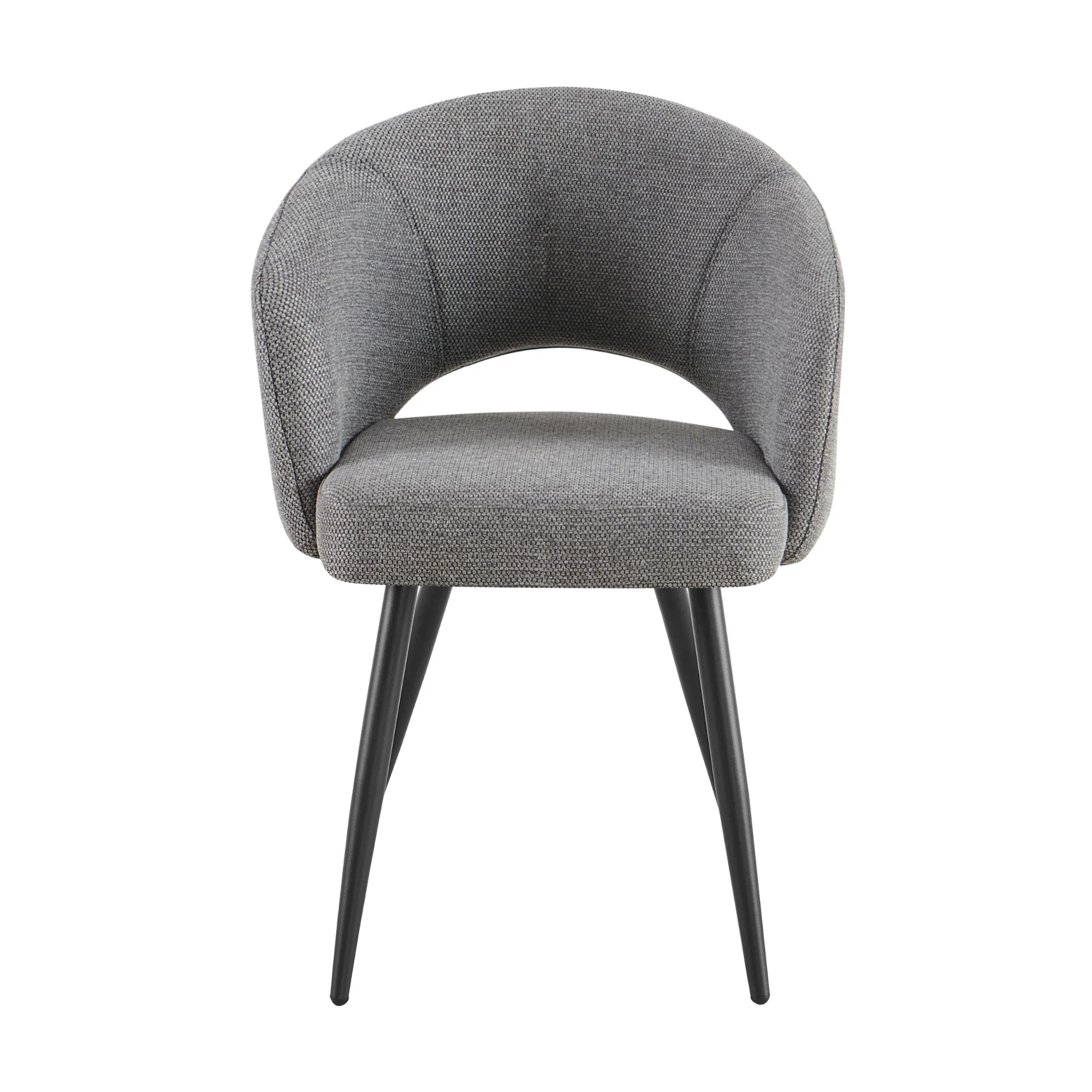 Matz 2pc Set Fabric Dining Table Grey - Image 3