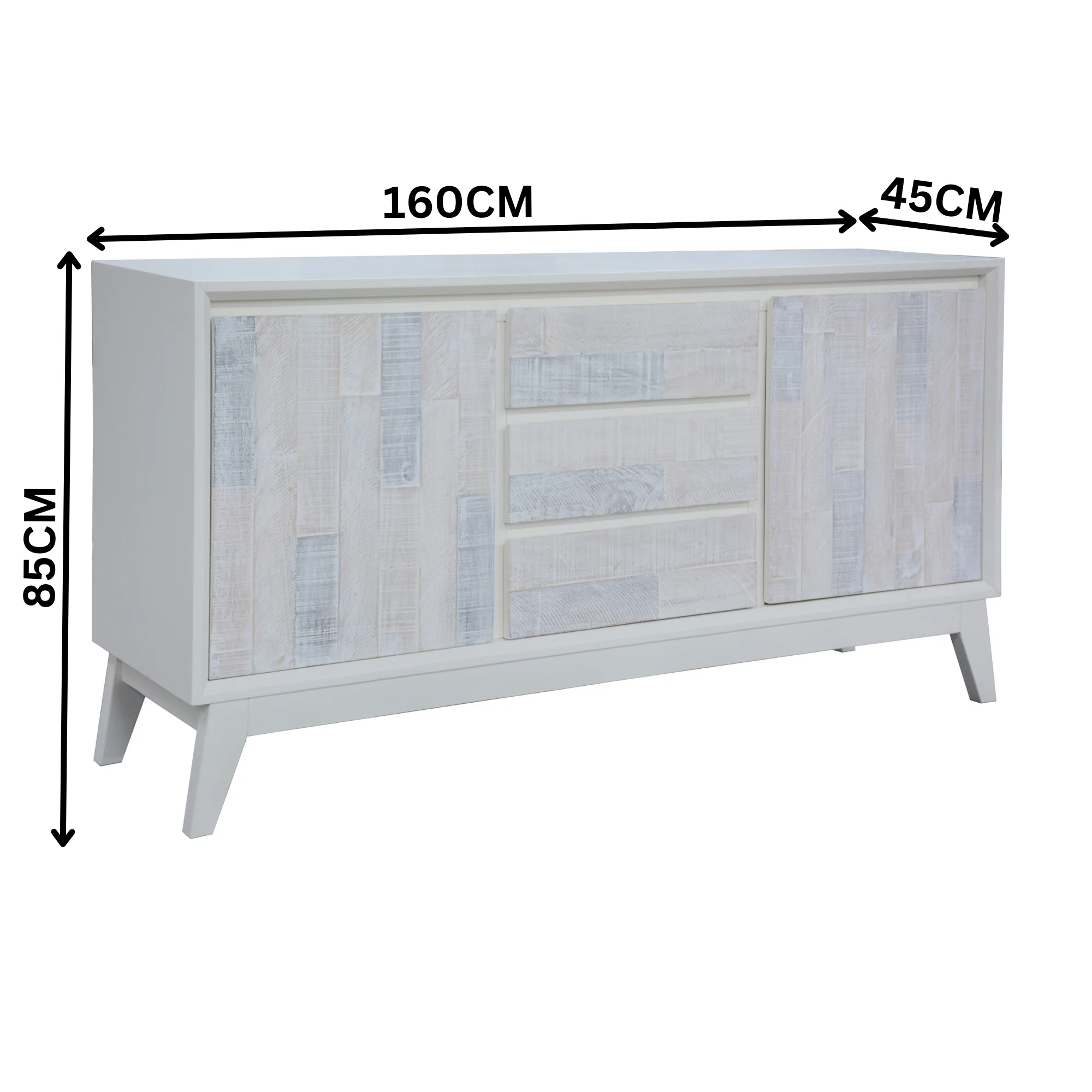 Maui 160cm Buffet Table White - Image 2