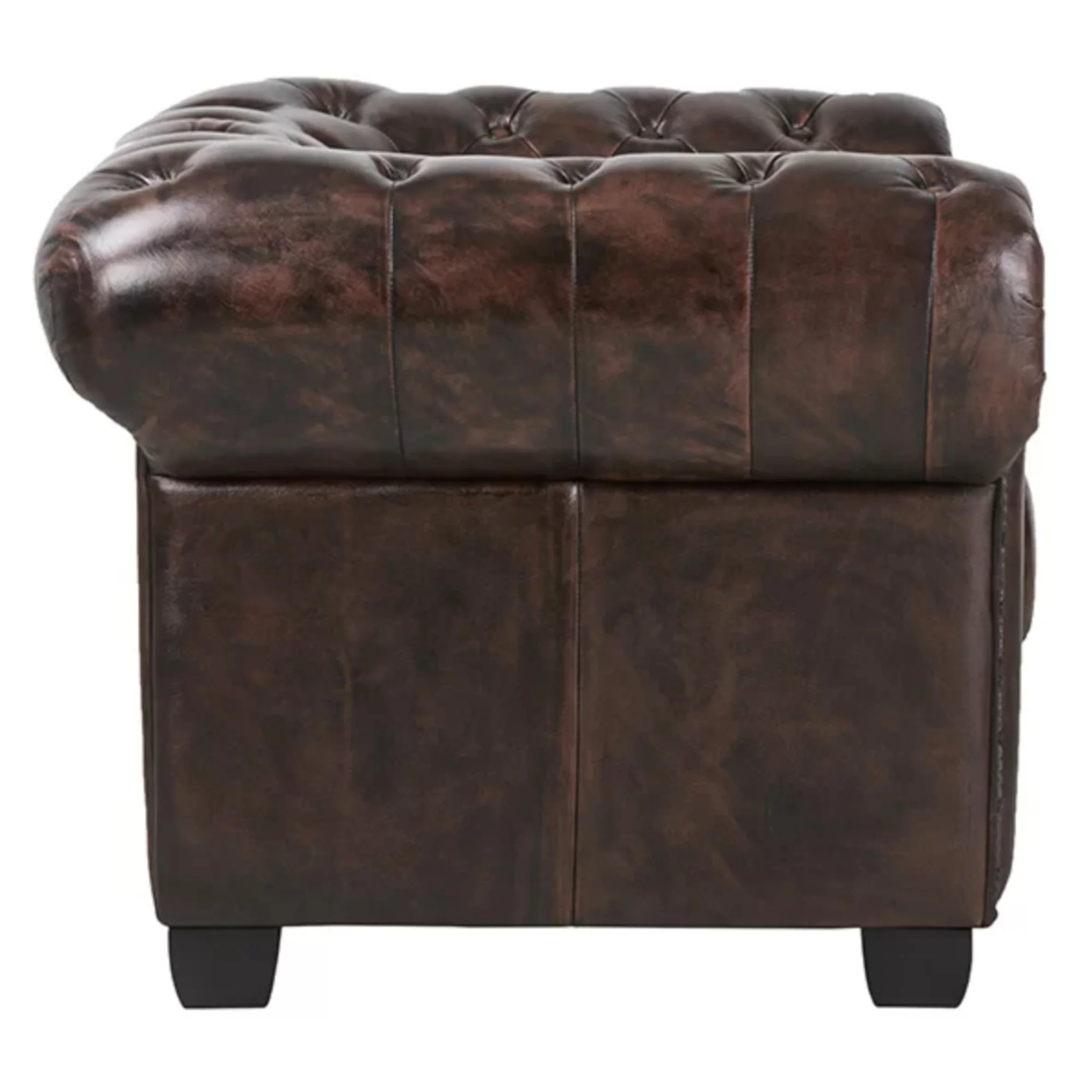 Alastair Leather Armchair Ottoman - Image 11
