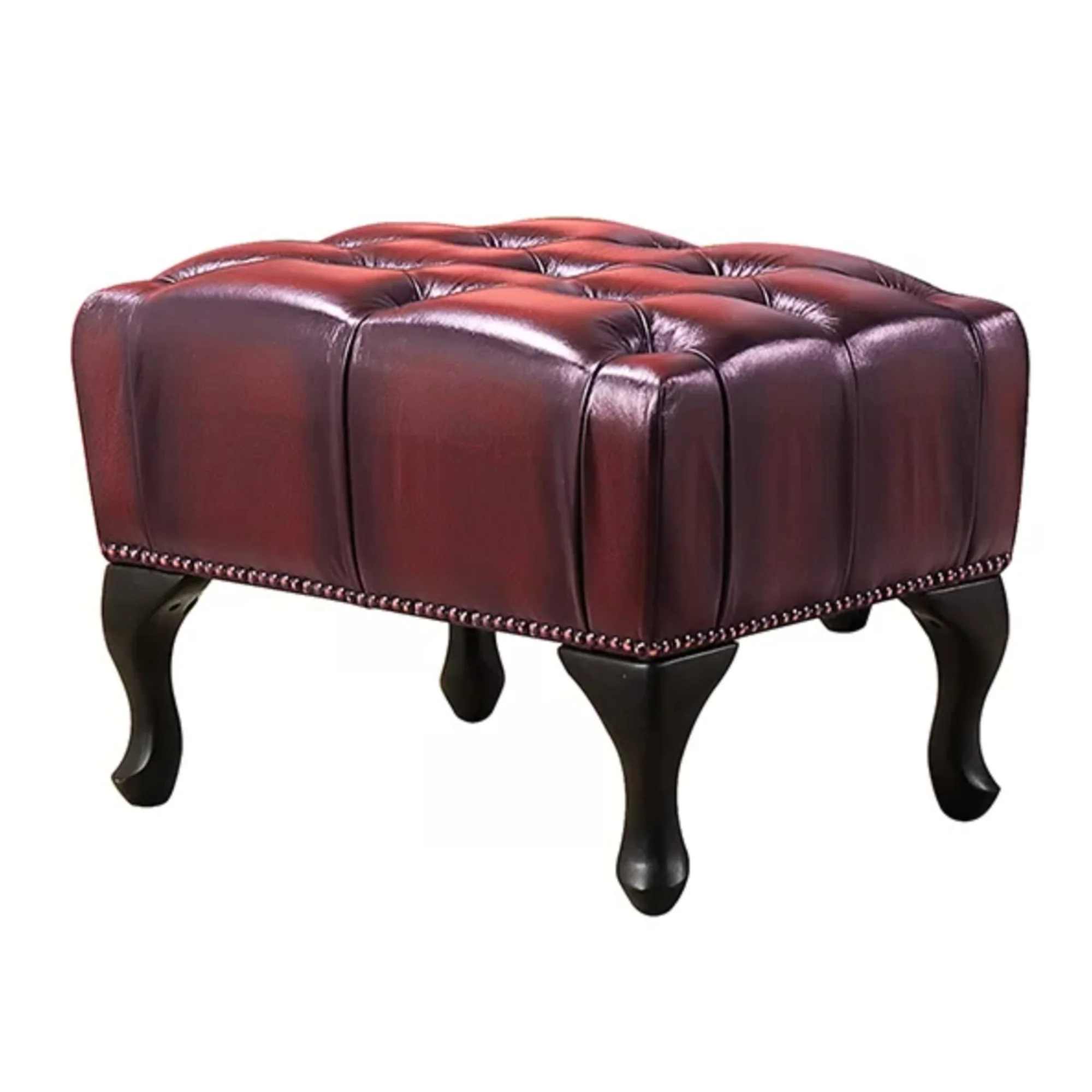 Alastair Leather Armchair Ottoman - Image 31