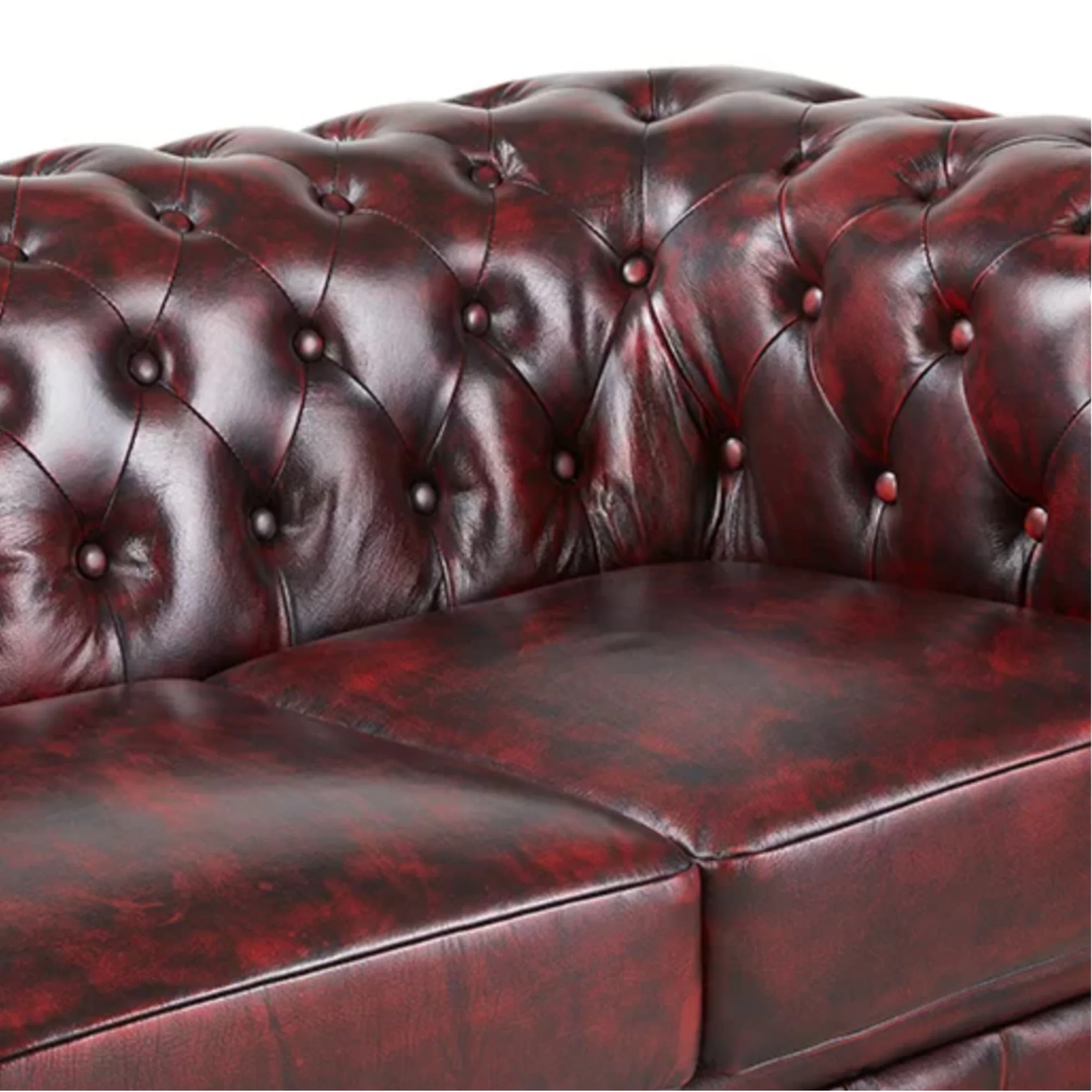 Alastair Leather Sofa - Image 10