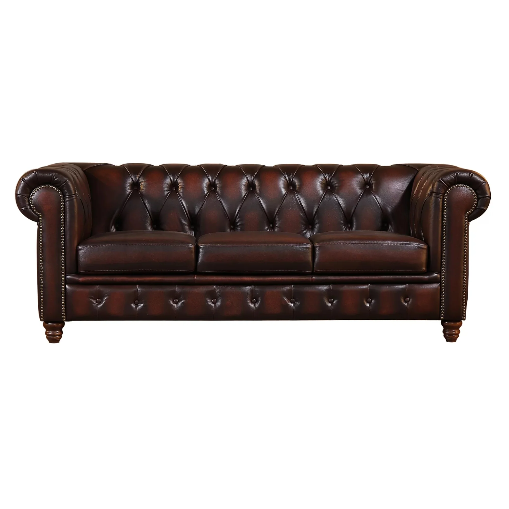 Alastair Leather Sofa - Image 17