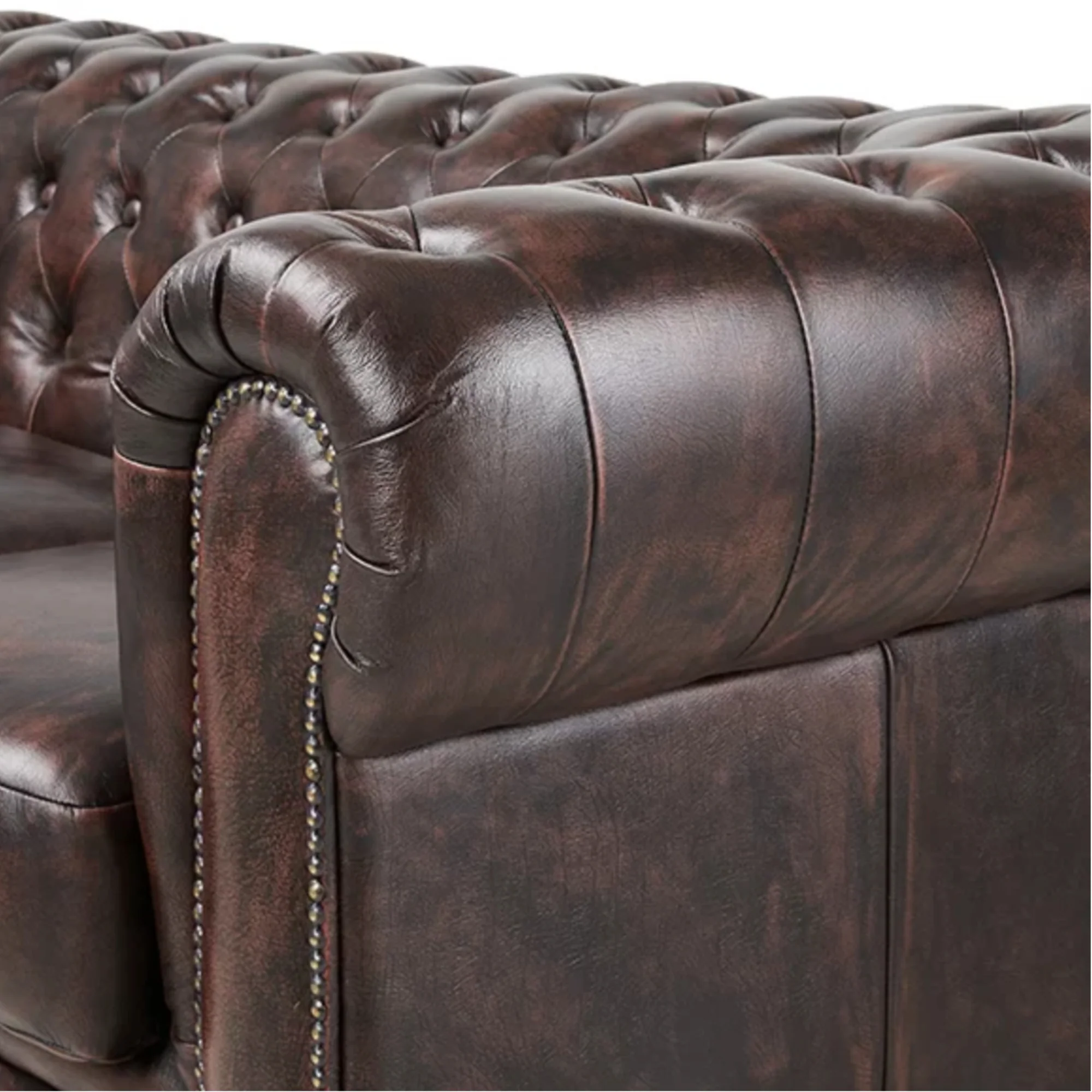 Alastair Leather Sofa - Image 21