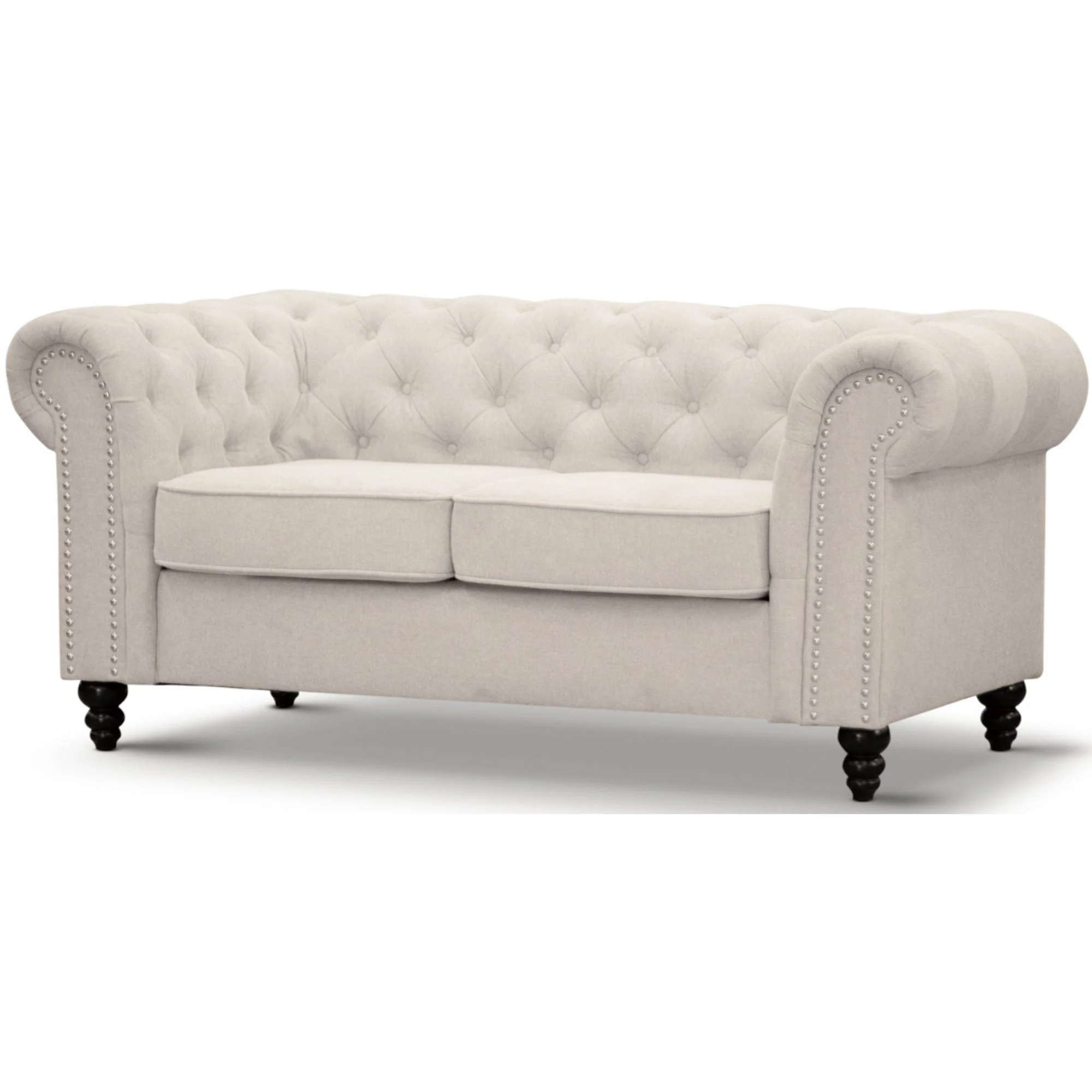 Mellowly 2 Seater Sofa Beige - Image 3