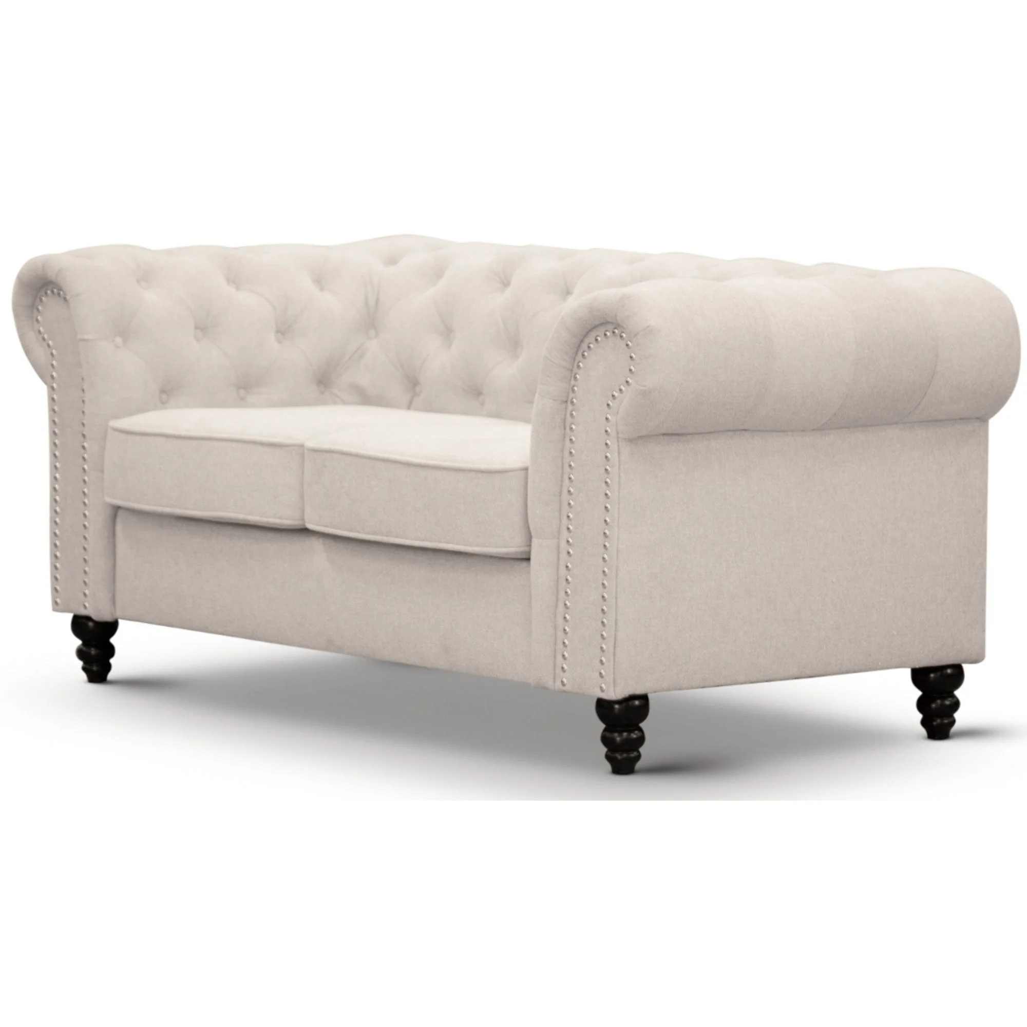 Mellowly 2 Seater Sofa Beige - Image 4