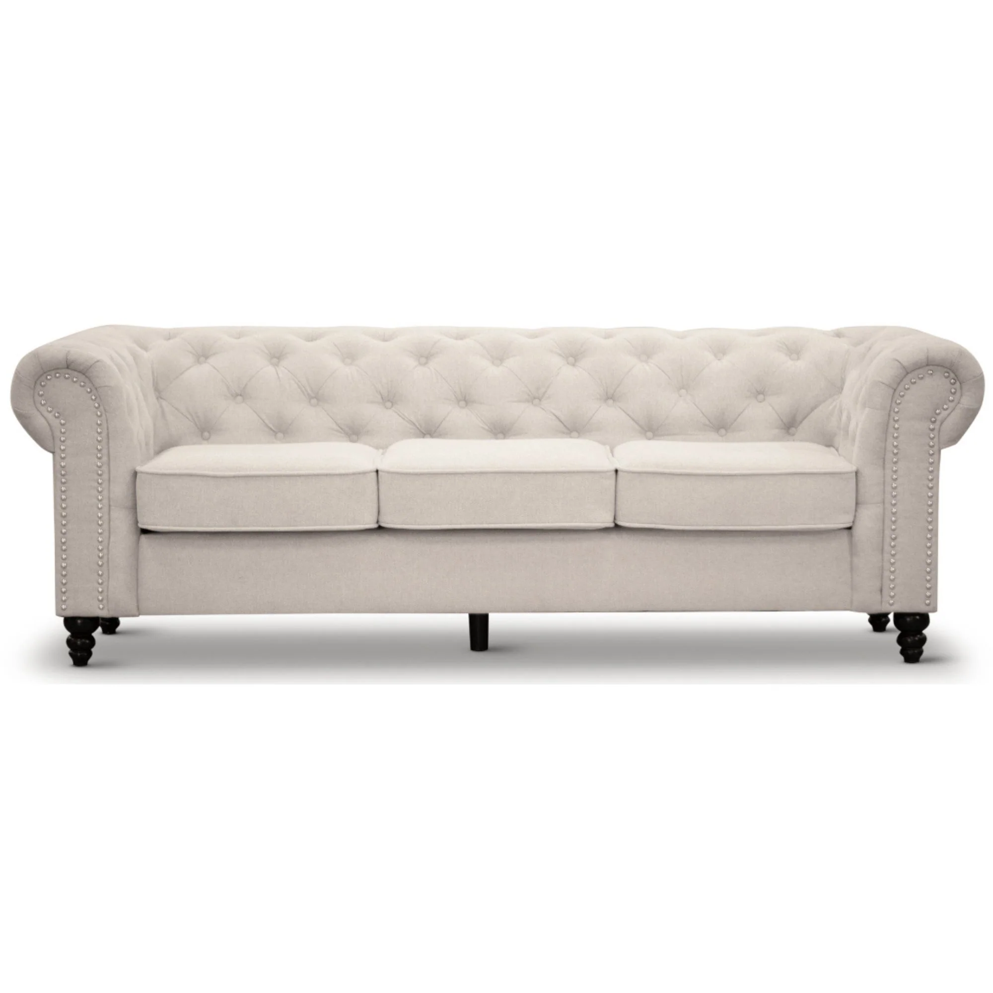 Mellowly 2+3 Seater Sofa Set Beige - Image 3