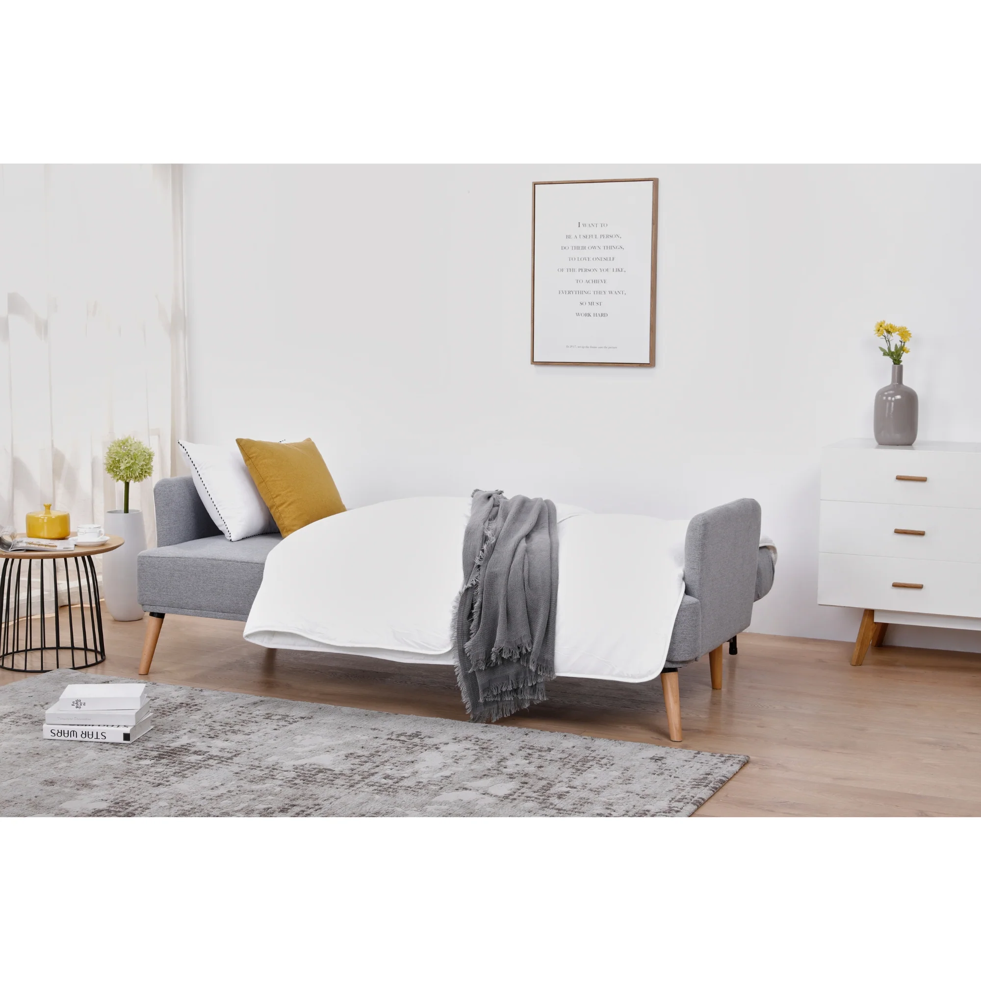 Merlin 3 Seater Sofa Bed - Image 3