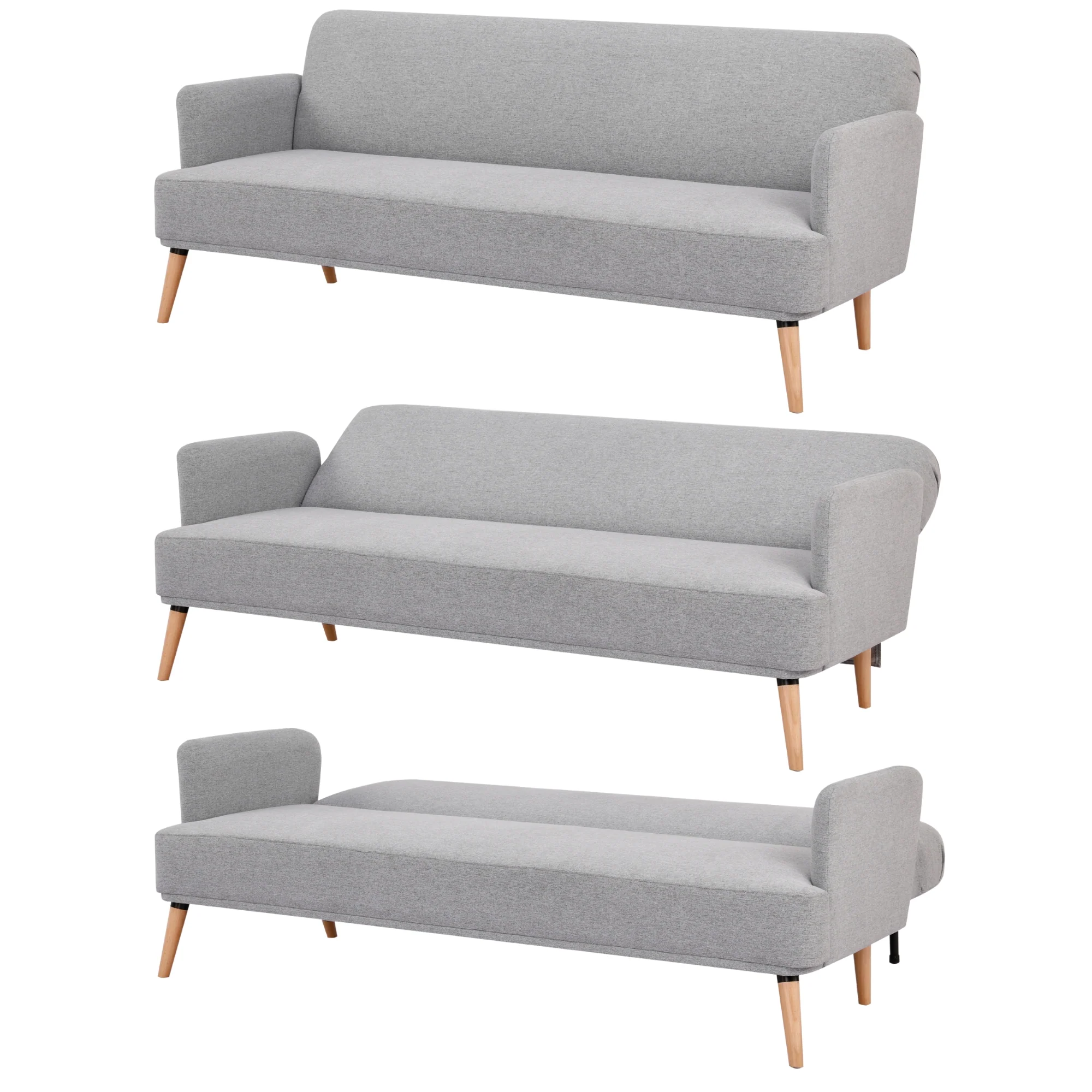 Merlin 3 Seater Sofa Bed - Image 6