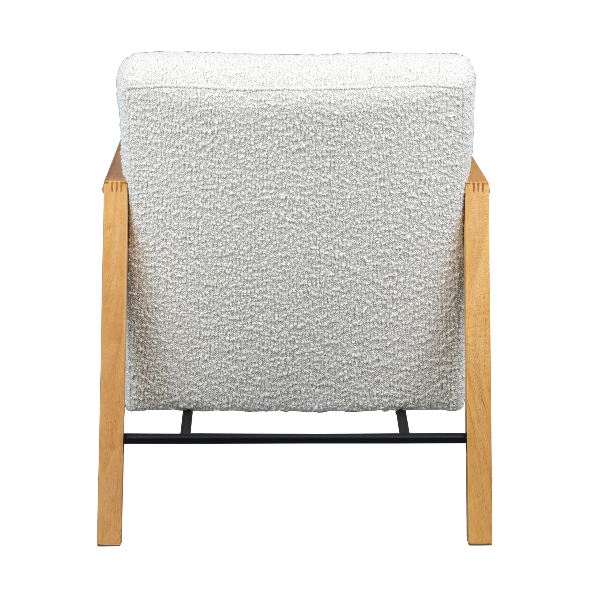 Milano Fabric Armchair Beige - Image 4