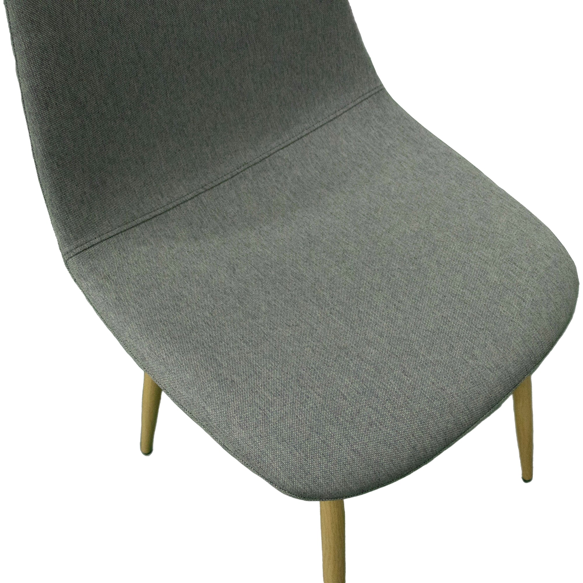 Milford 4pc Set Fabric Dining Chair Light Grey - Image 4
