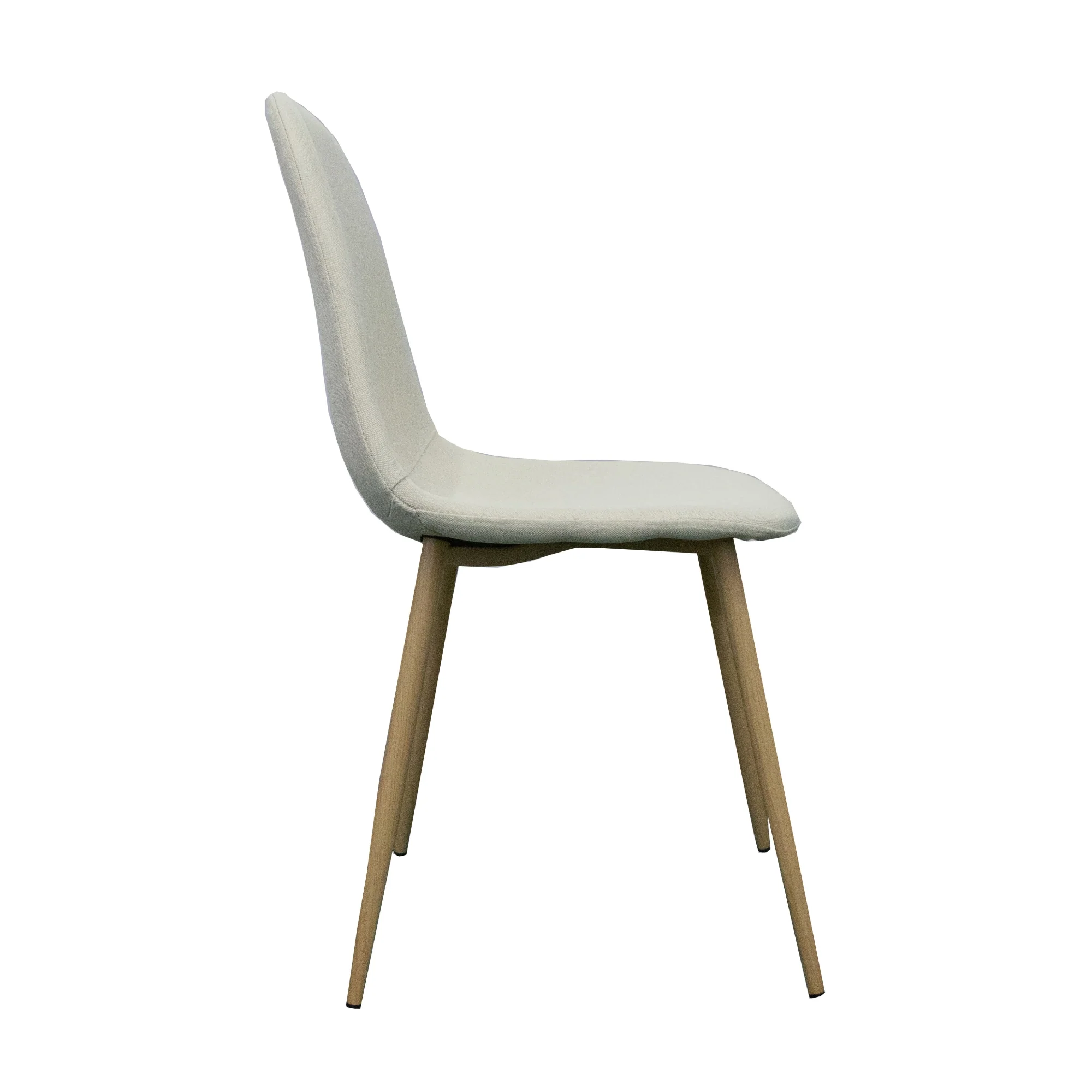 Milford 4pc Set Fabric Dining Chair Natural - Image 4