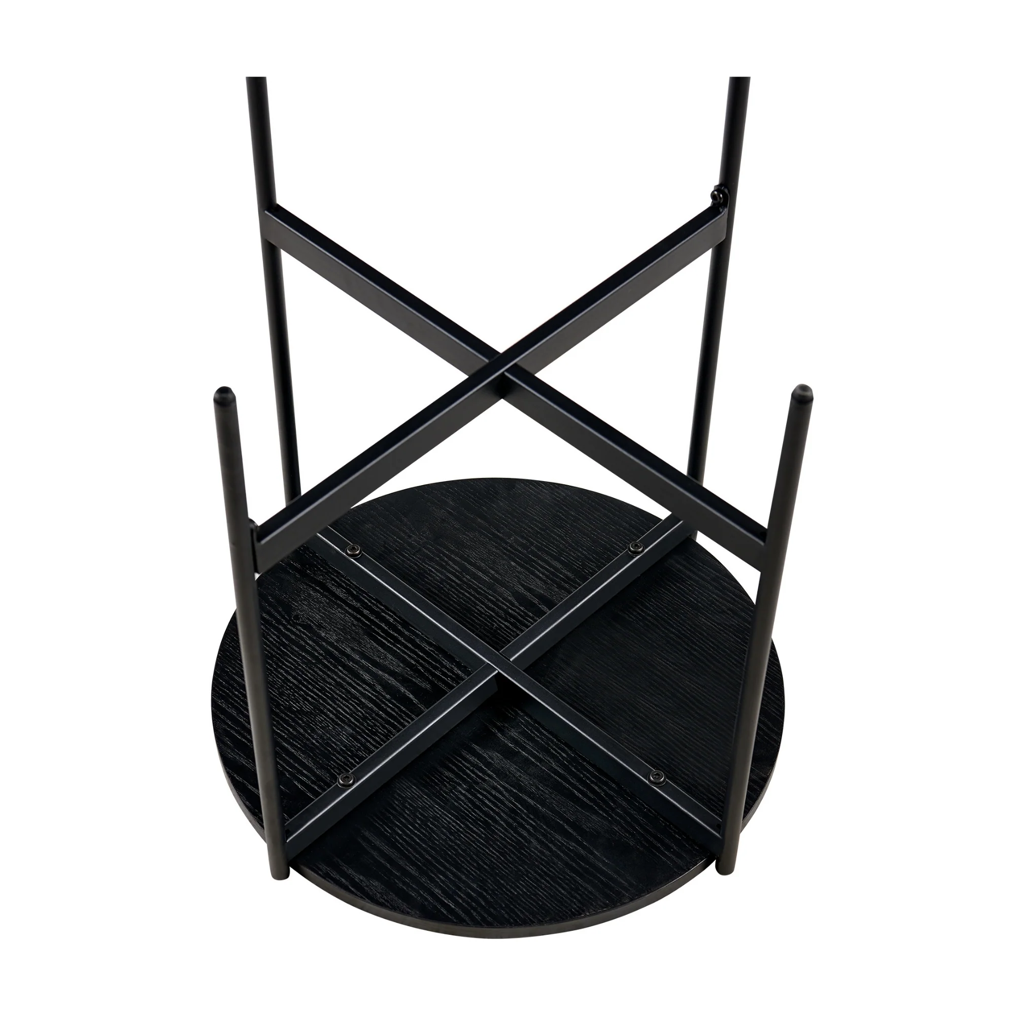 Montrel 50cm Round Lamp Table Black - Image 5
