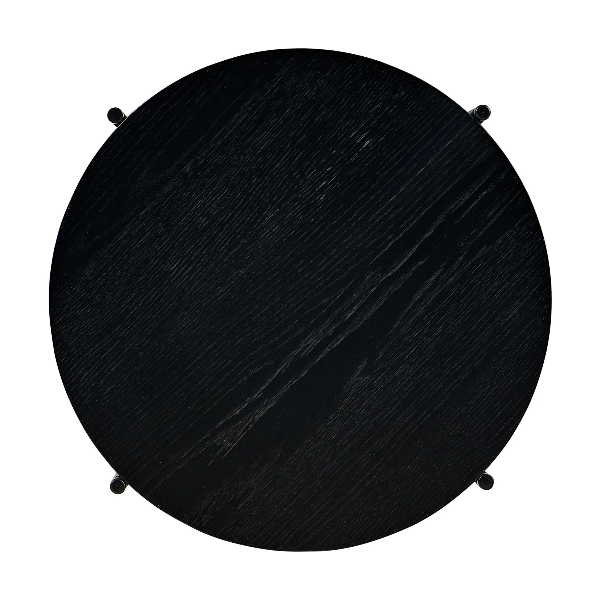 Montrel 50cm Round Lamp Table Black - Image 8