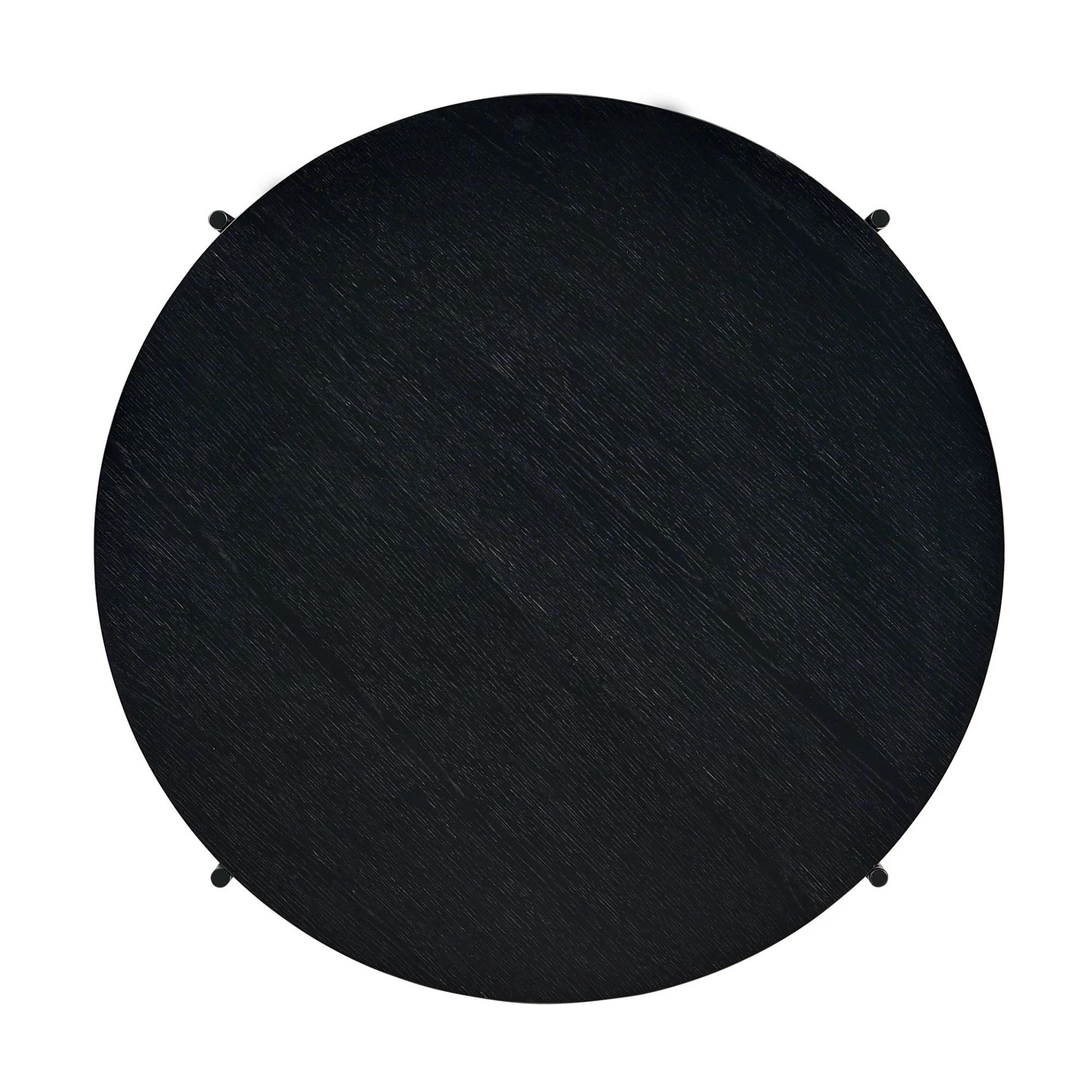 Montrel Set Of 2 Nesting Round Coffee Tables Black - Image 7