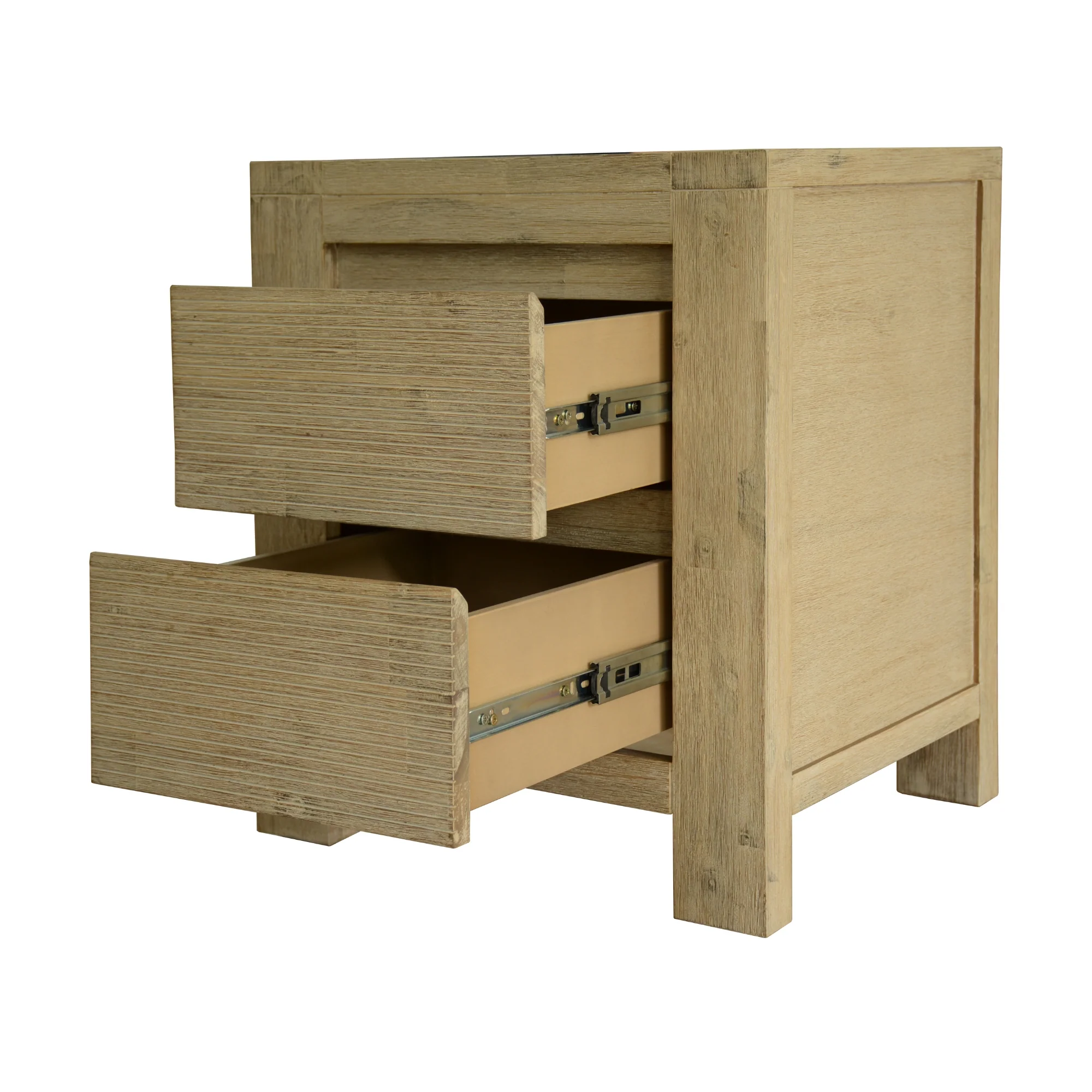 Natalie Bedside Table Brushed Smoke Grey - Image 4