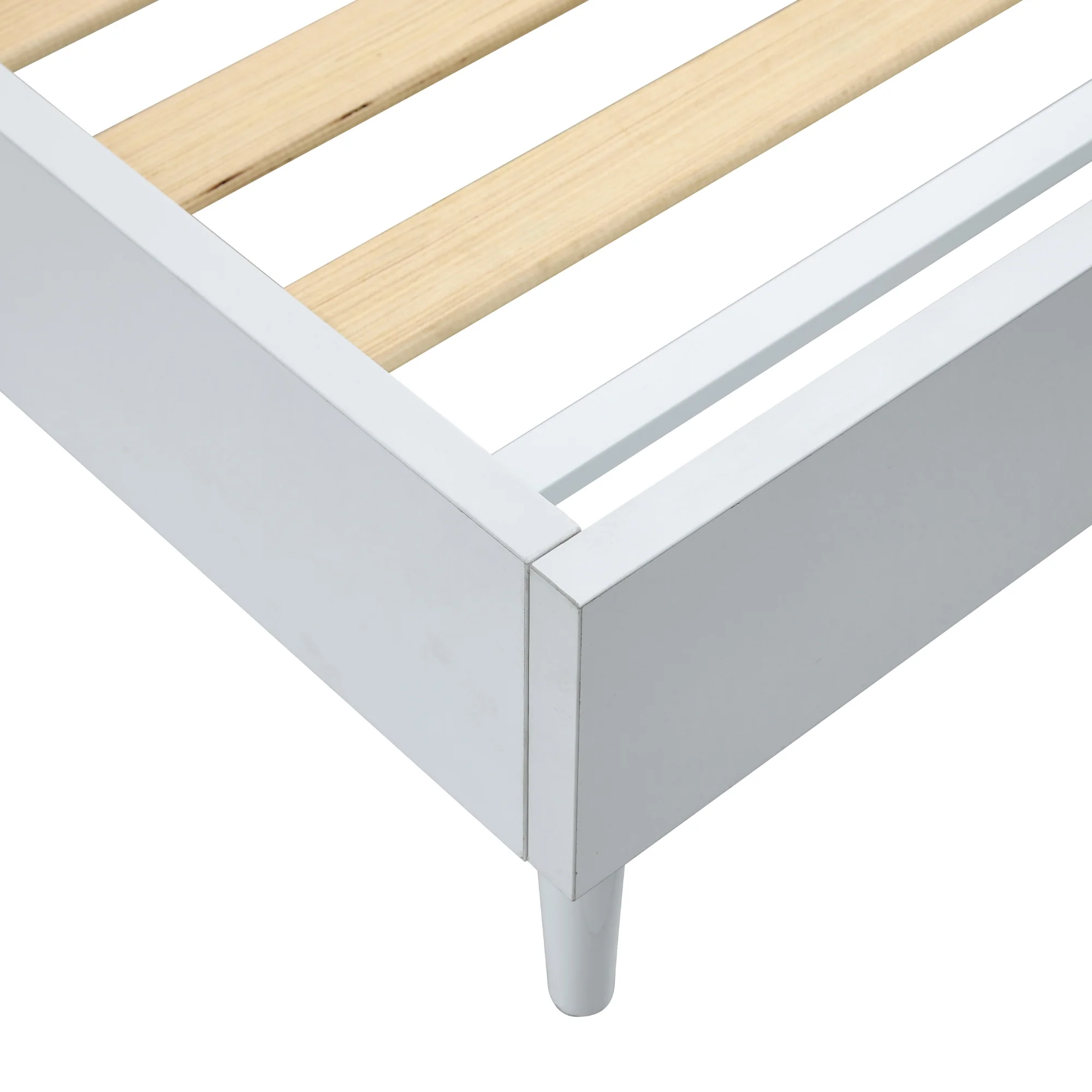 Patricia Queen Bed Frame White - Image 5