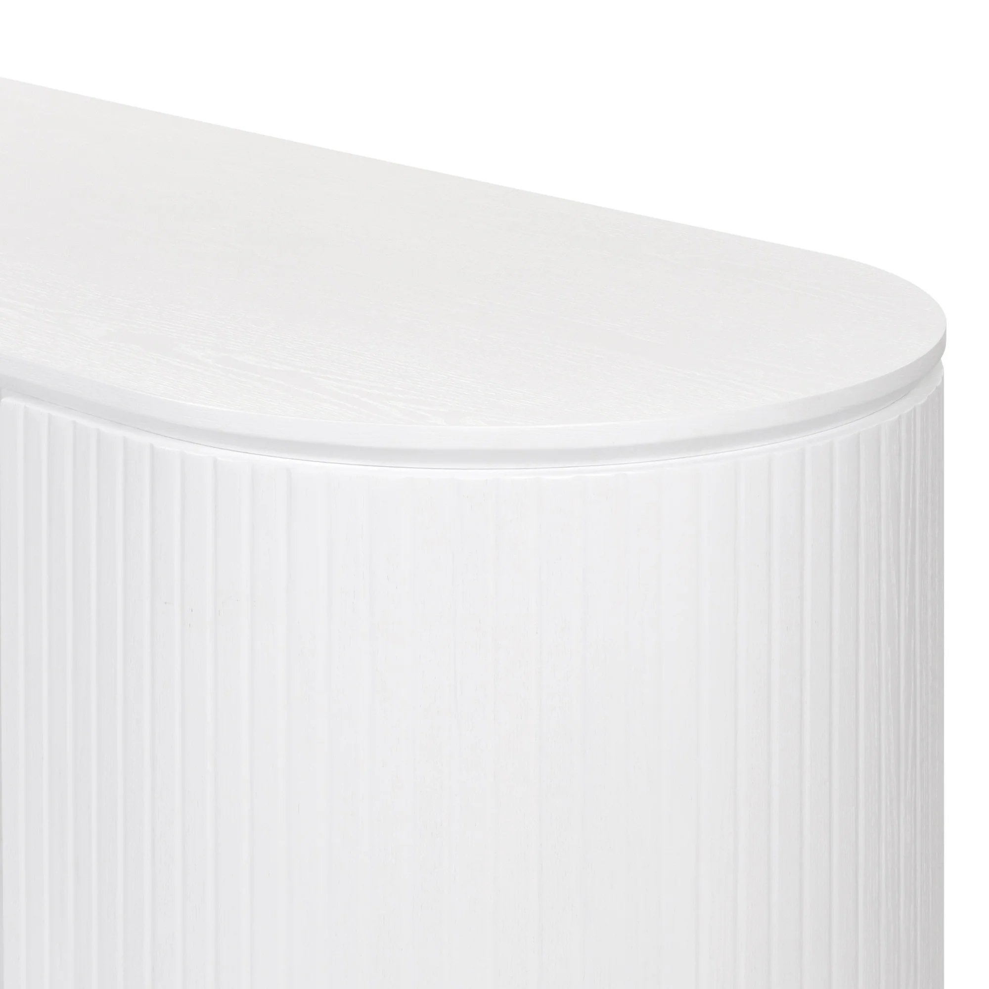Payton Benjamin Ripple Grand Office Desk LHF Drawer White - Image 5