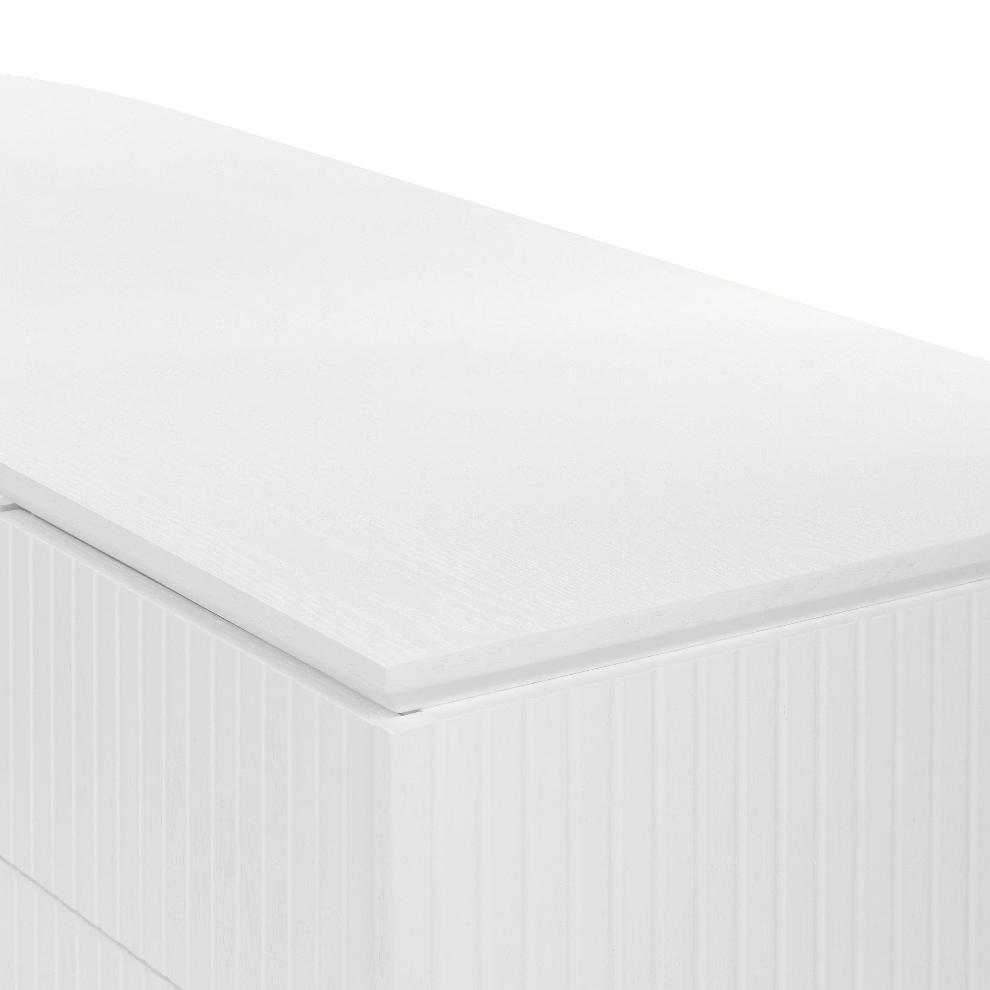 Payton Benjamin Ripple Grand Office Desk RHF Drawer White - Image 6