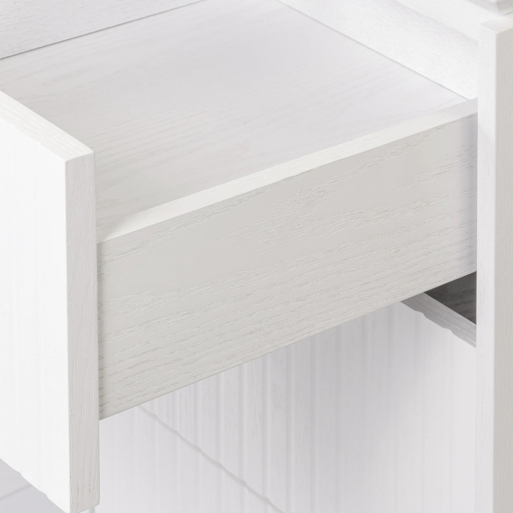 Payton Benjamin Ripple Grand Office Desk RHF Drawer White - Image 8