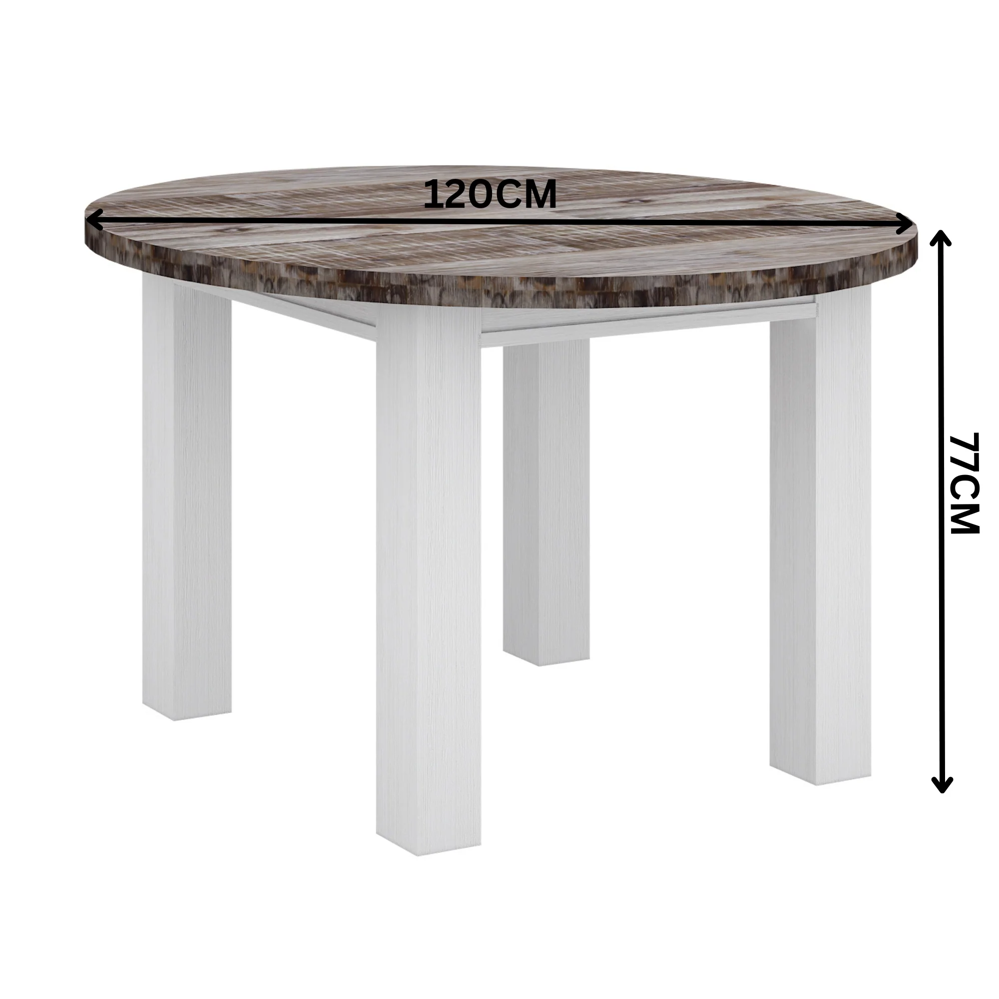 Plumeria 120 Round Dining Table - Image 2