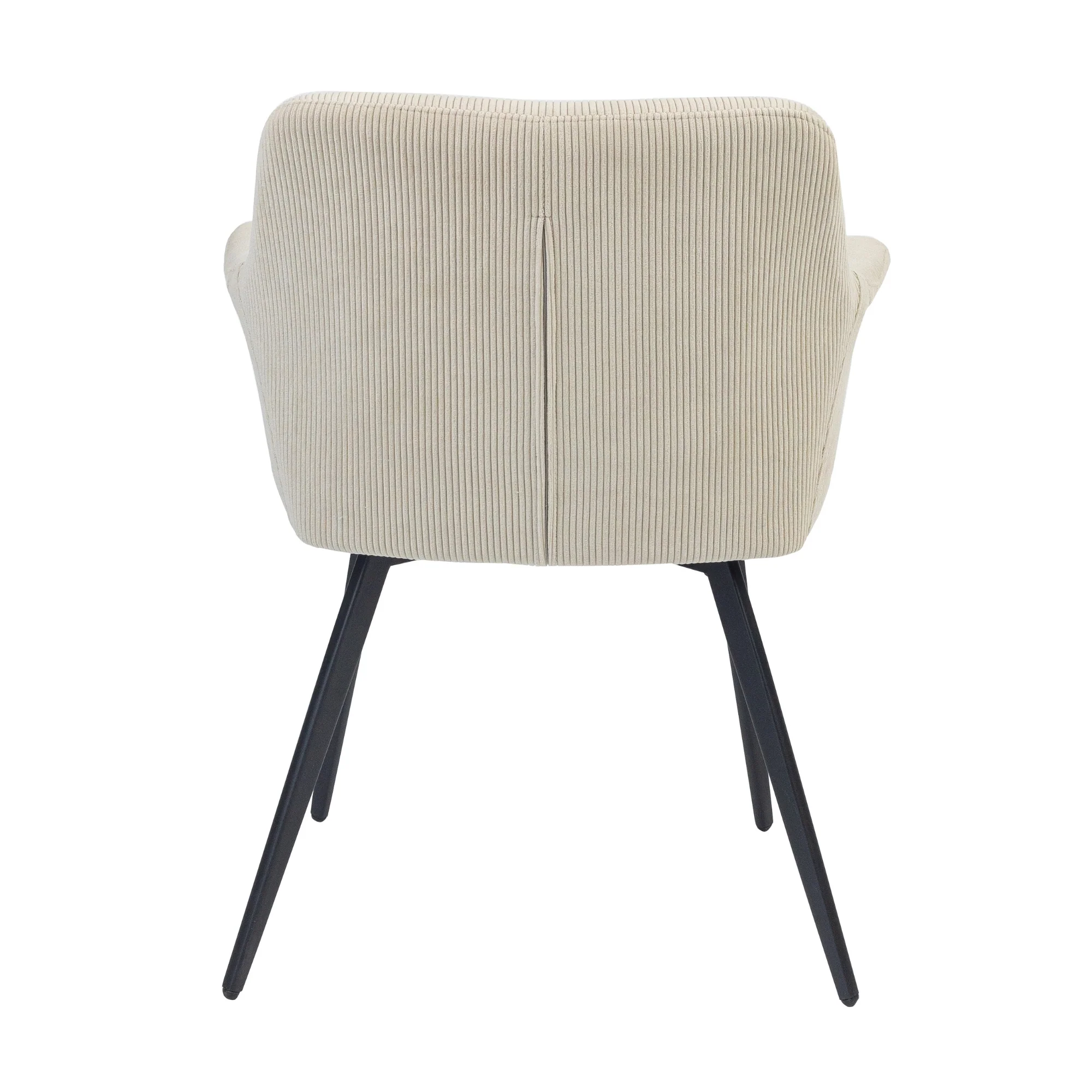 Porto 2pc Set Fabric Dining Chair Beige - Image 4