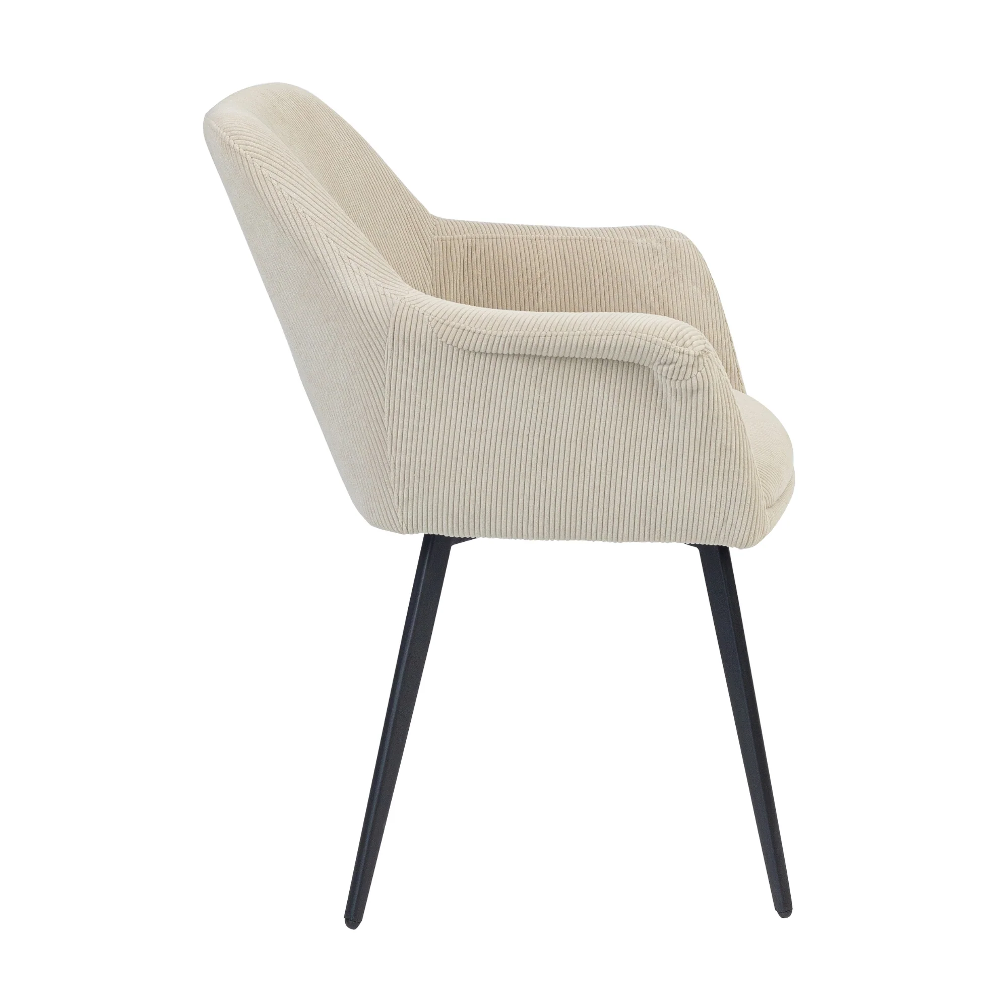 Porto 2pc Set Fabric Dining Chair Beige - Image 5
