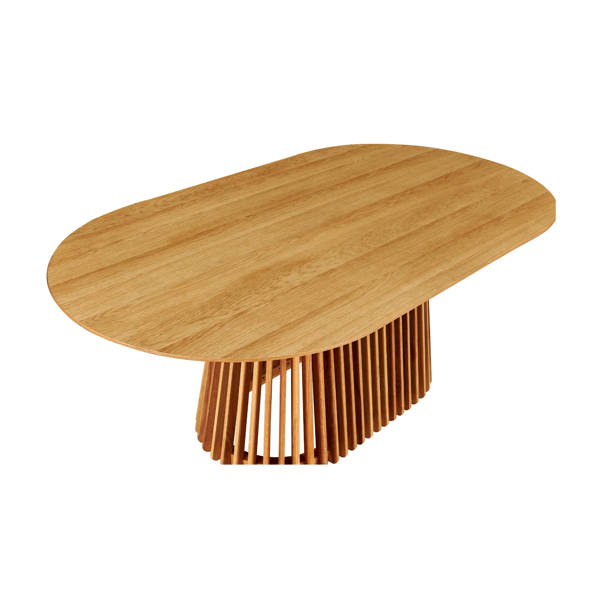 Ravenwood Casablanca 200cm Oval Dining Table Natural - Image 5