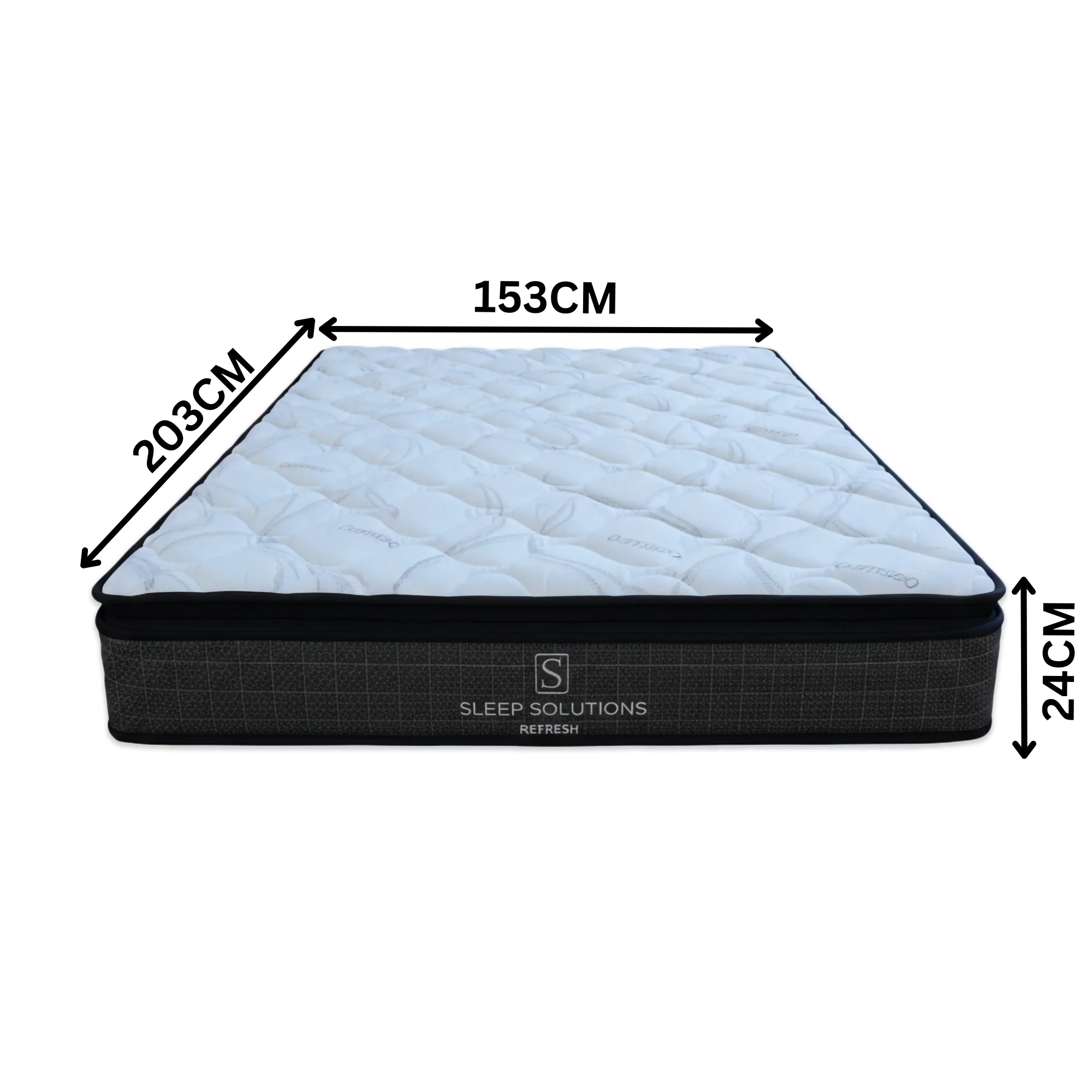 Refresh Pocket Spring Mattress Medium Bamboo Cover Pillow Top - Image 24