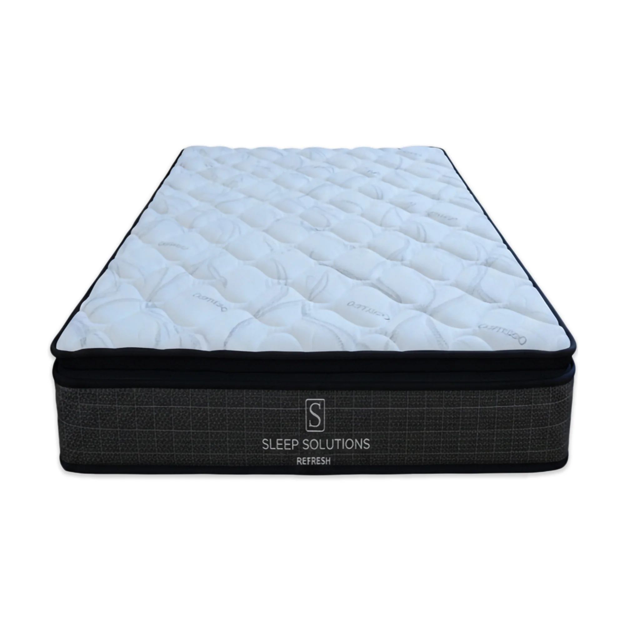 Refresh Pocket Spring Mattress Medium Bamboo Cover Pillow Top - Image 8