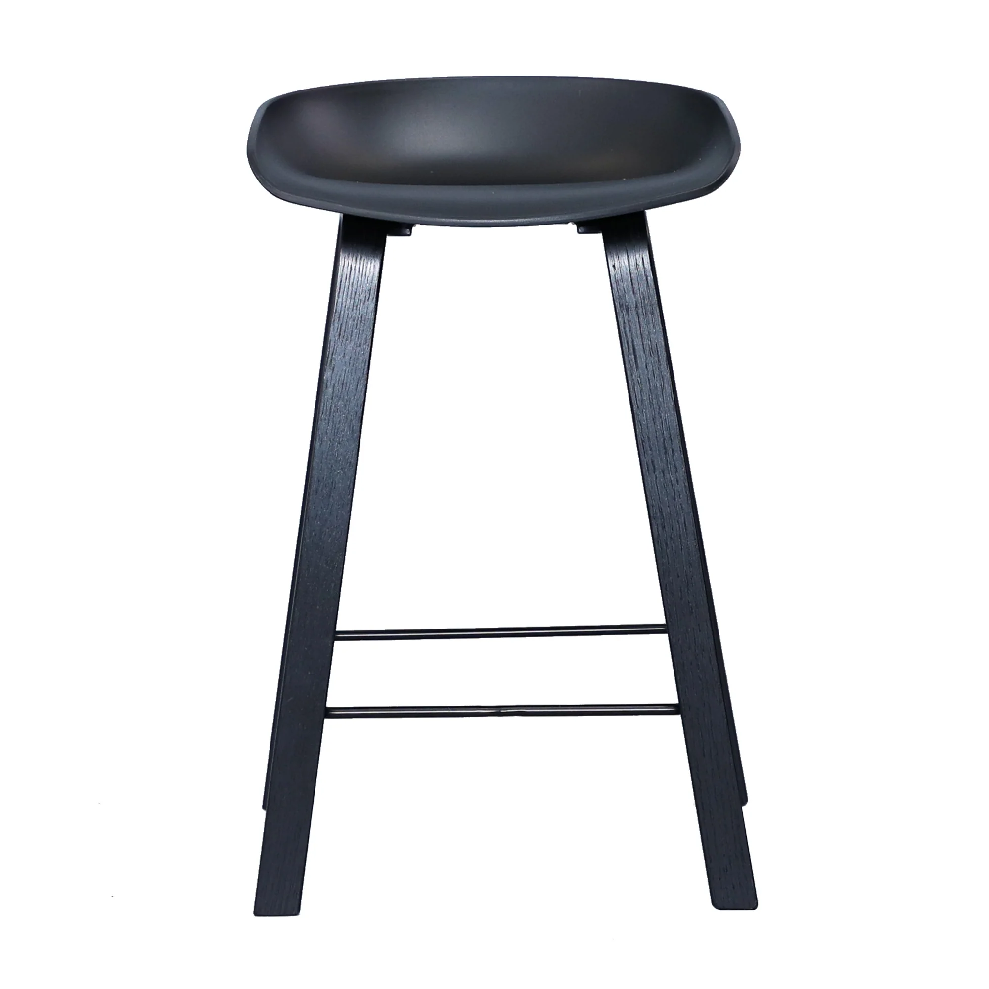 Replica Hay Set of 2 Bar Stool Seat Black - Image 4