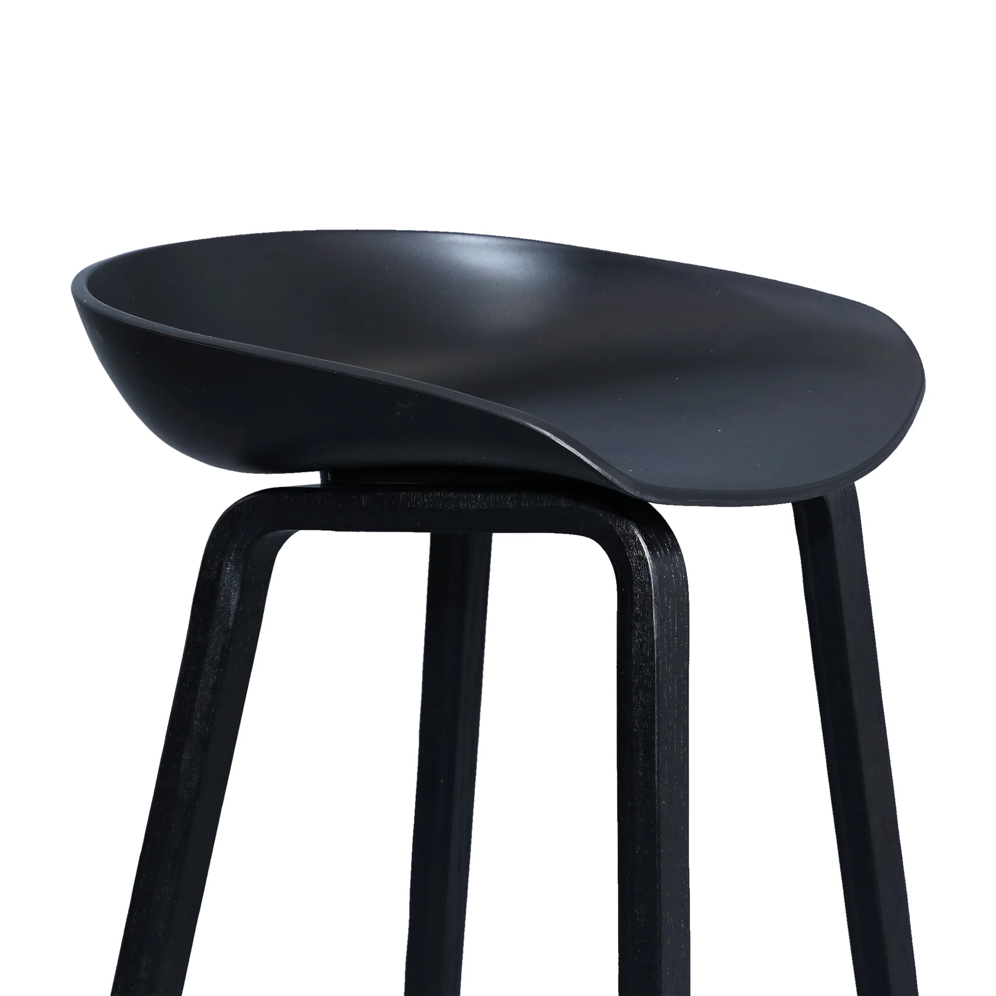 Replica Hay Set of 2 Bar Stool Seat Black - Image 6