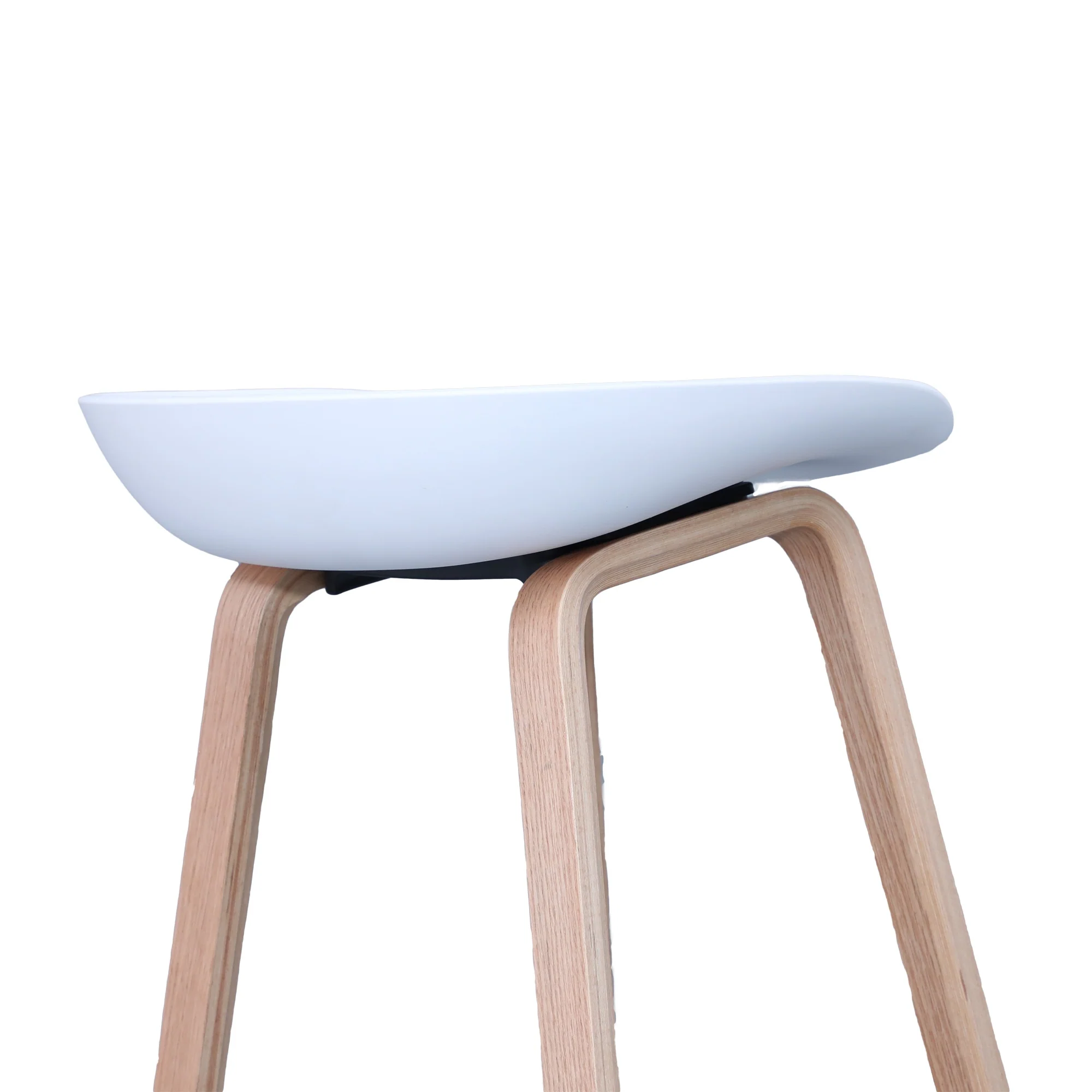 Replica Hay Set of 2 Bar Stool Seat White Oak - Image 5