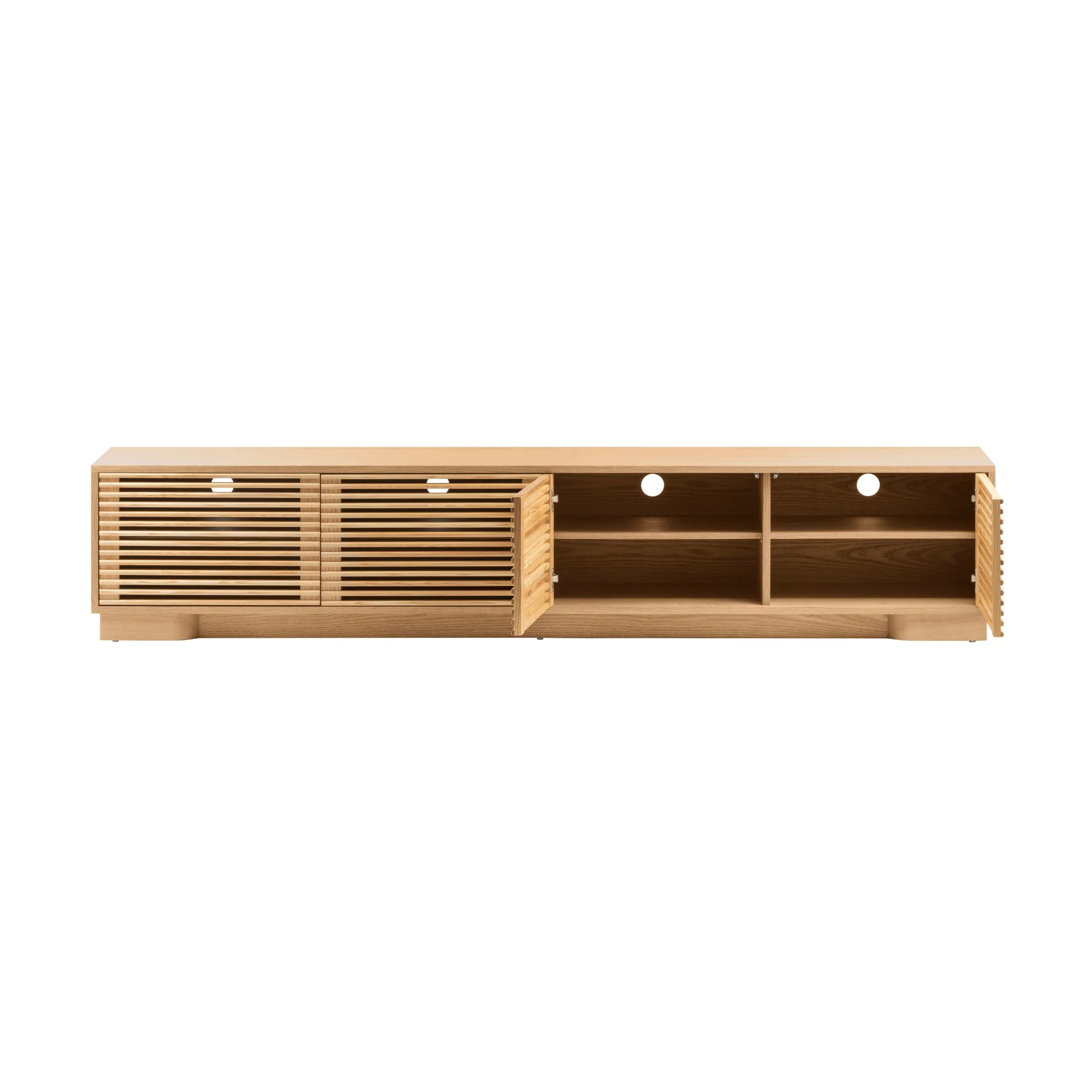 Riley 230cm 4 Doors ETU Entertainment TV Unit Natural - Image 4