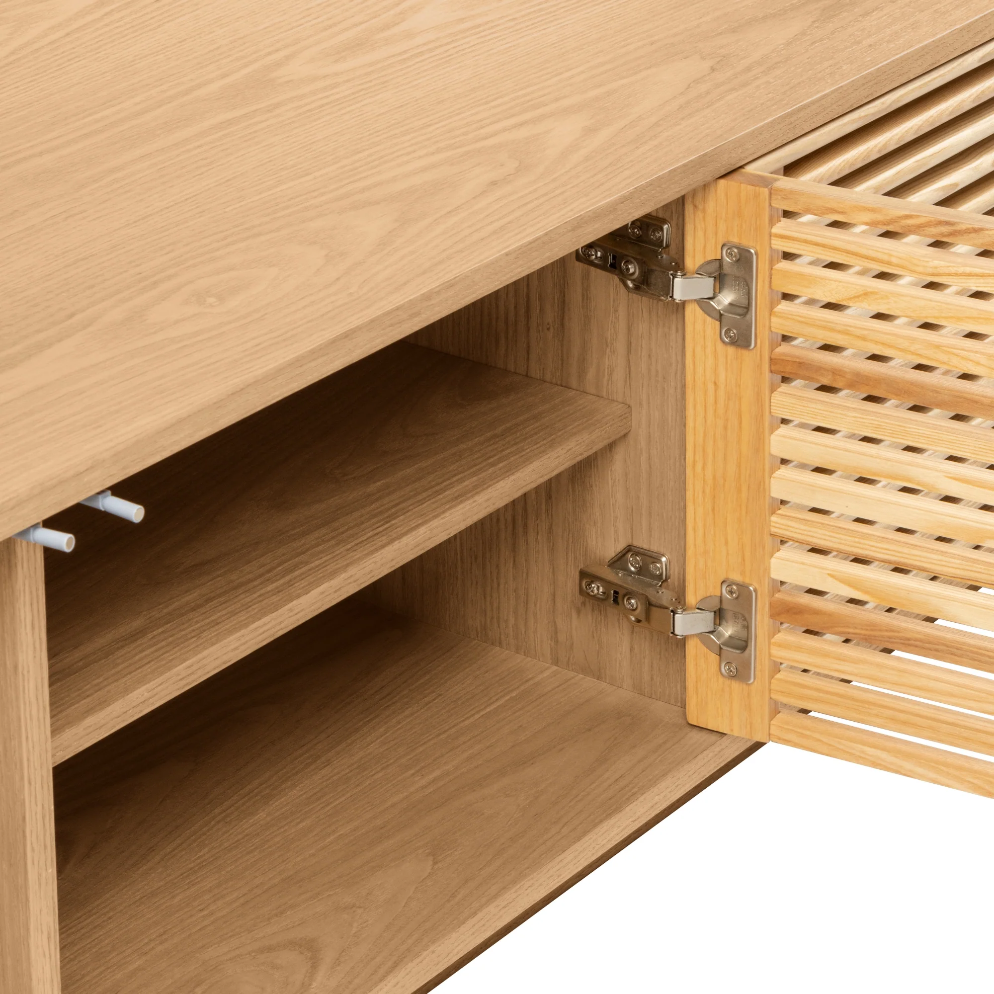 Riley 230cm 4 Doors ETU Entertainment TV Unit Natural - Image 7