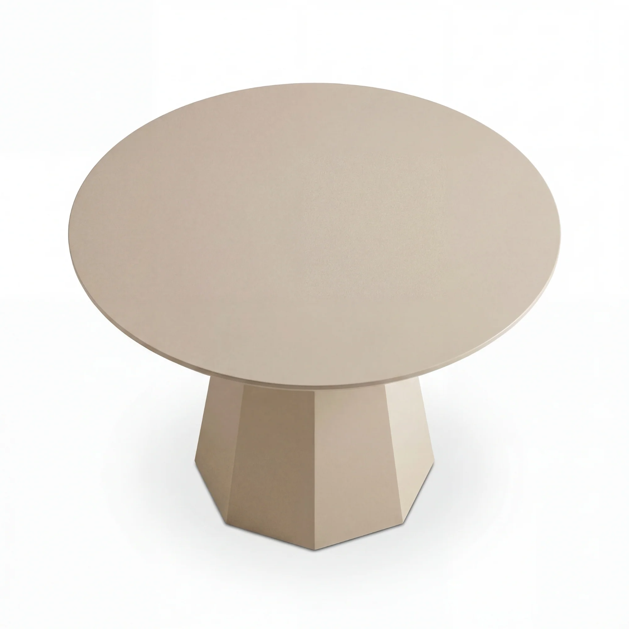 Ruddy 120cm Round Dining Table Putty Beige - Image 7