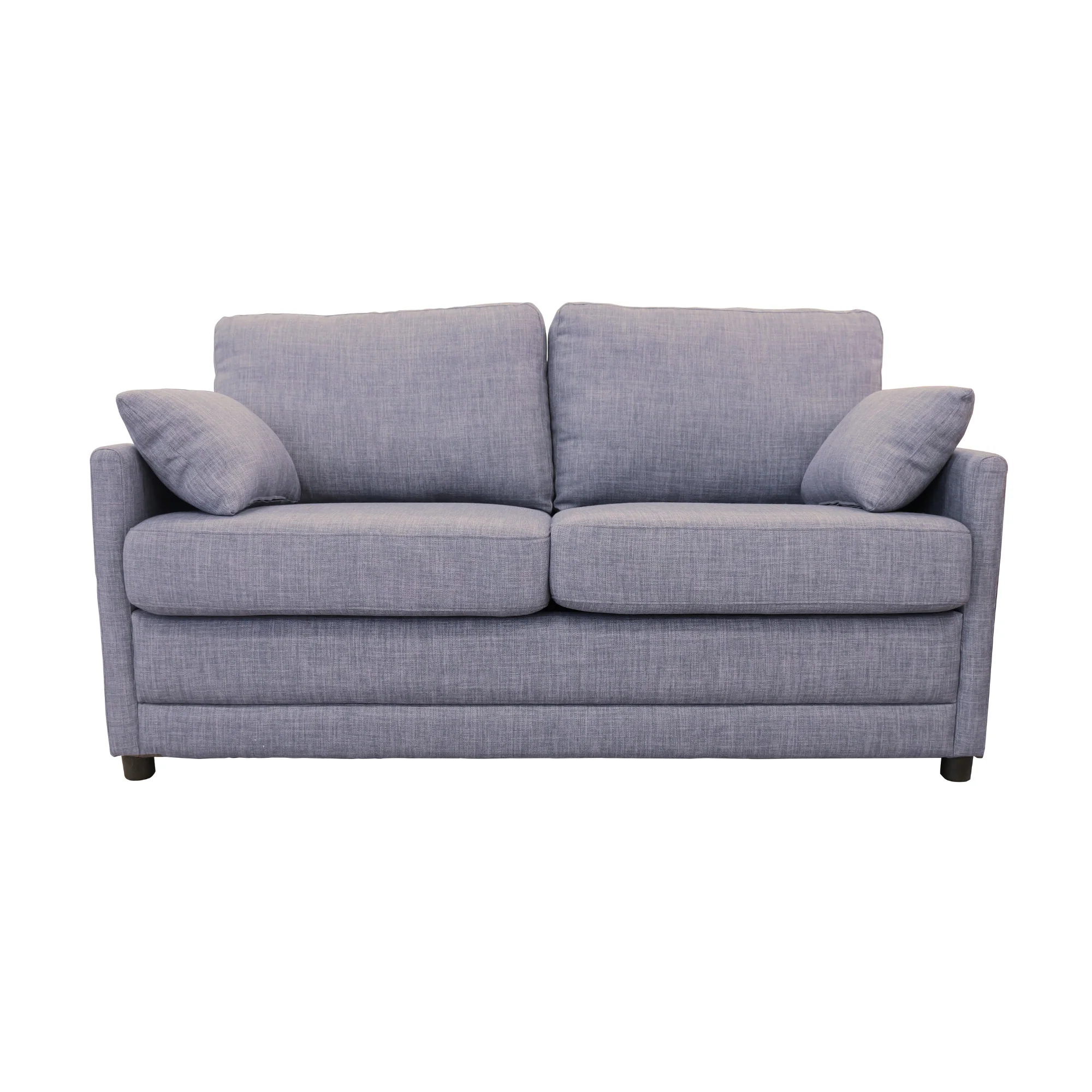 Samie Fabric Double Sofa Bed Mid Grey - Image 2