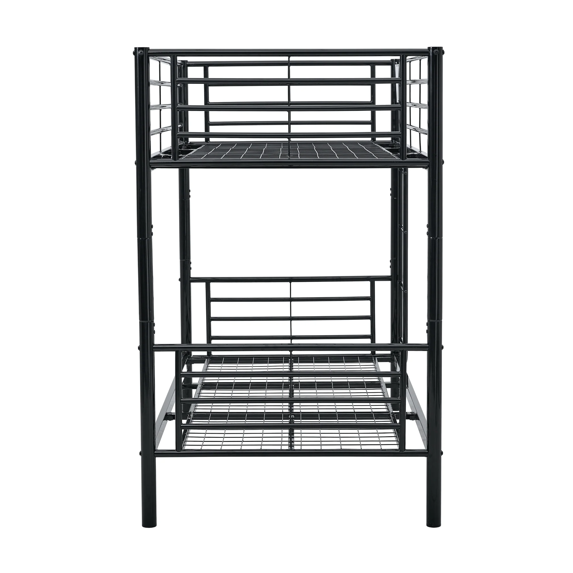 Sams Single Metal Bunk Bed Frame Black - Image 4