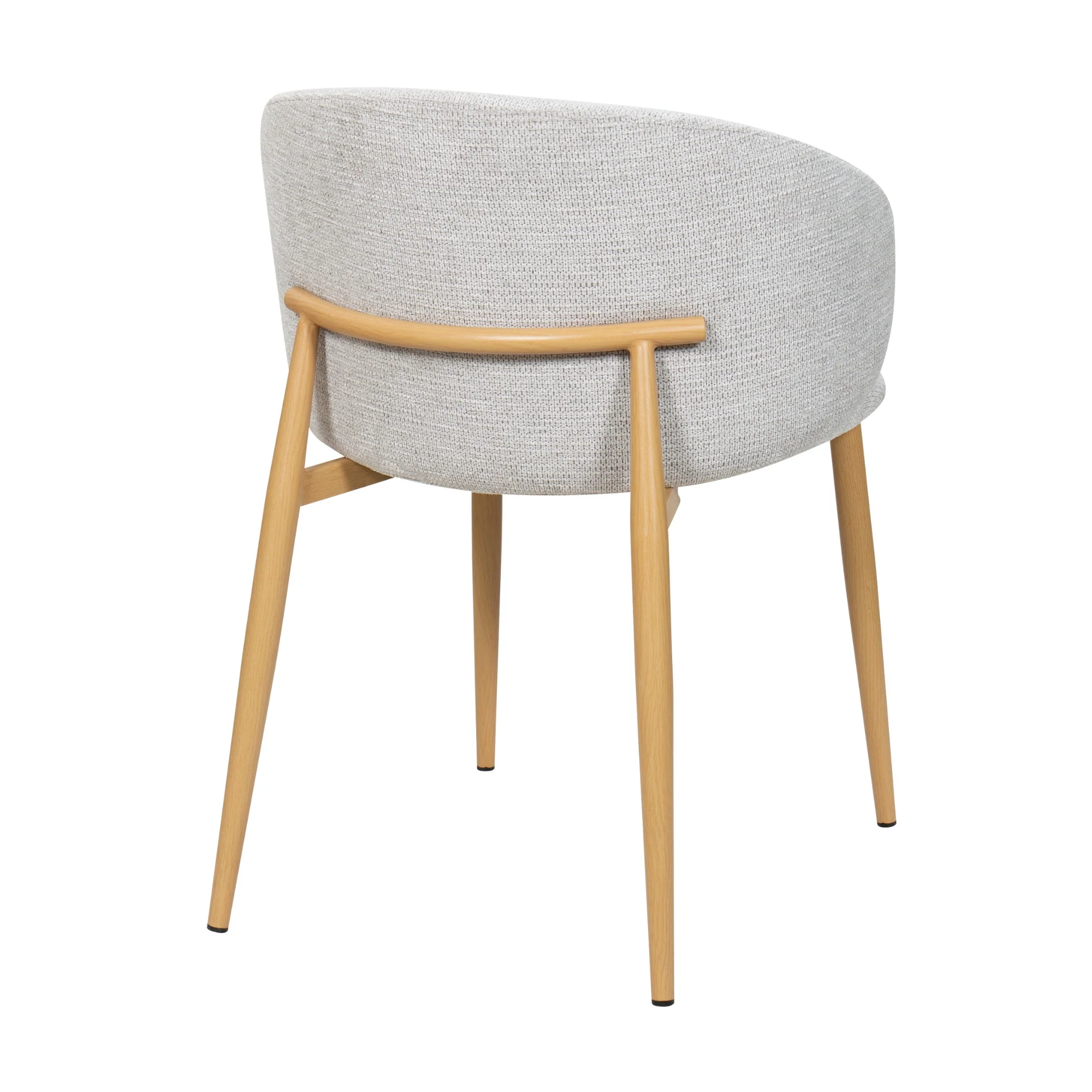 Saturn 2pc Set Dining Chair Oak Grey - Image 5