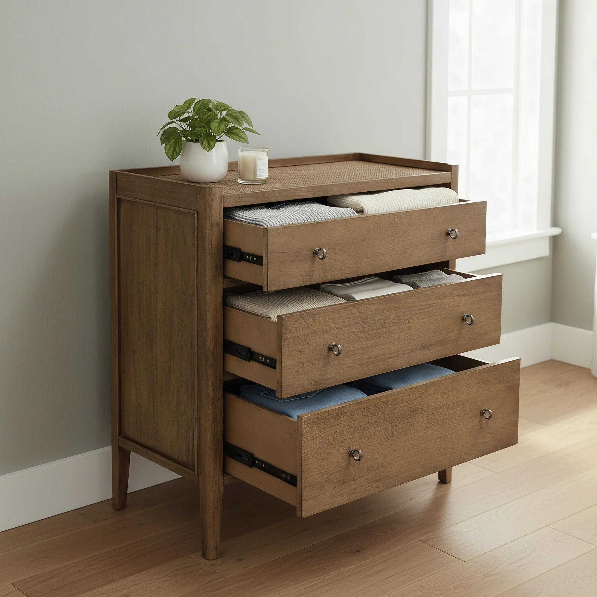 Marina Lowboy 3 Drawer Natural - Image 5