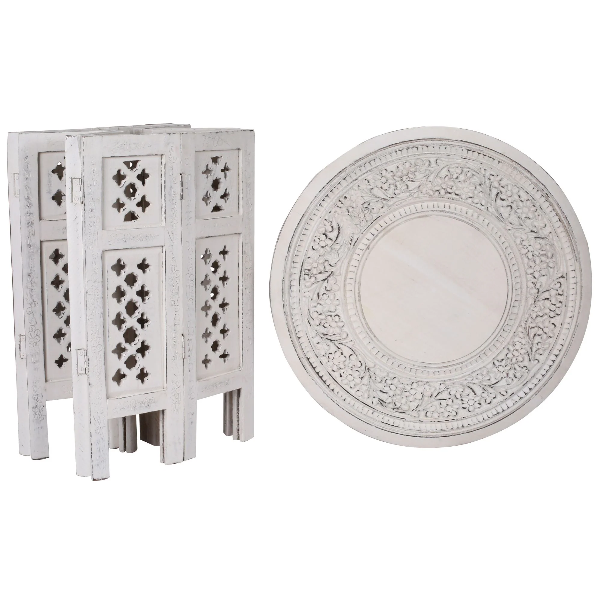 Scilla 45cm Side Table White - Image 5