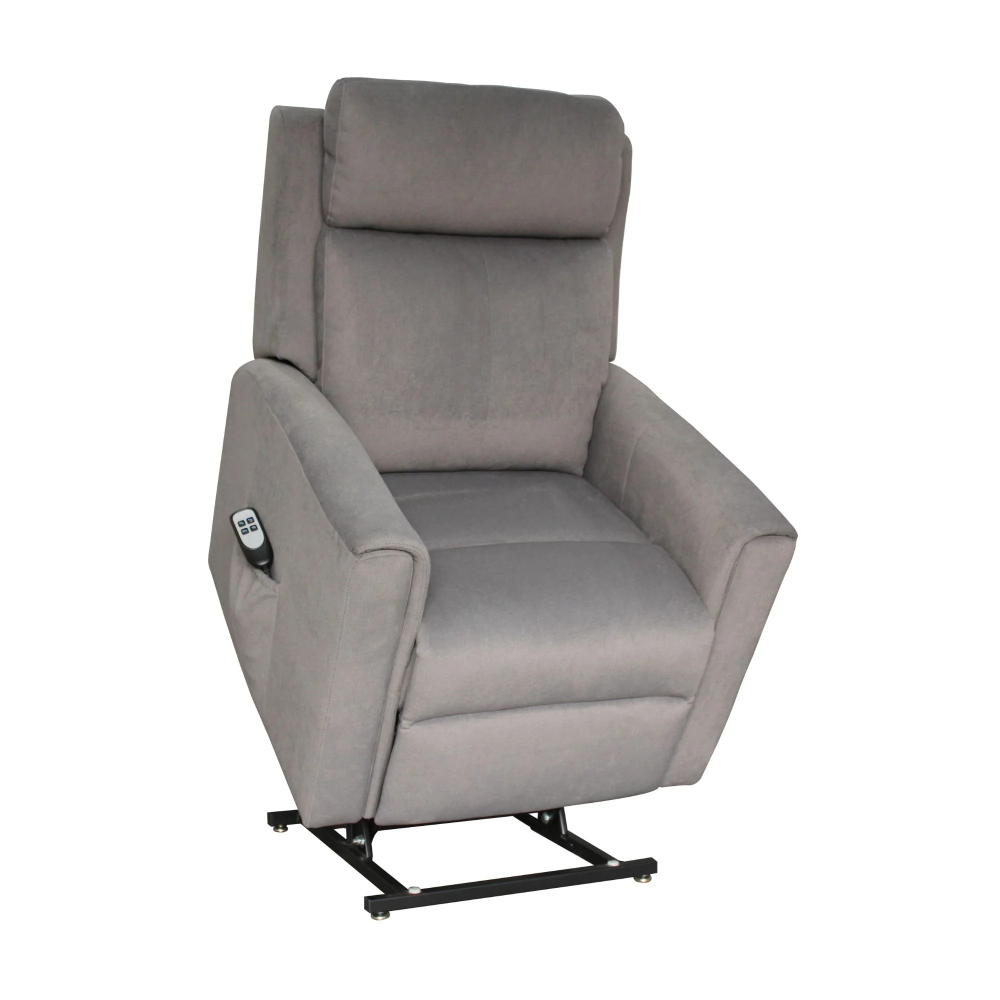 Scott Dual Motor 150kgs Recliner Lift Chair Dark Grey - Image 4