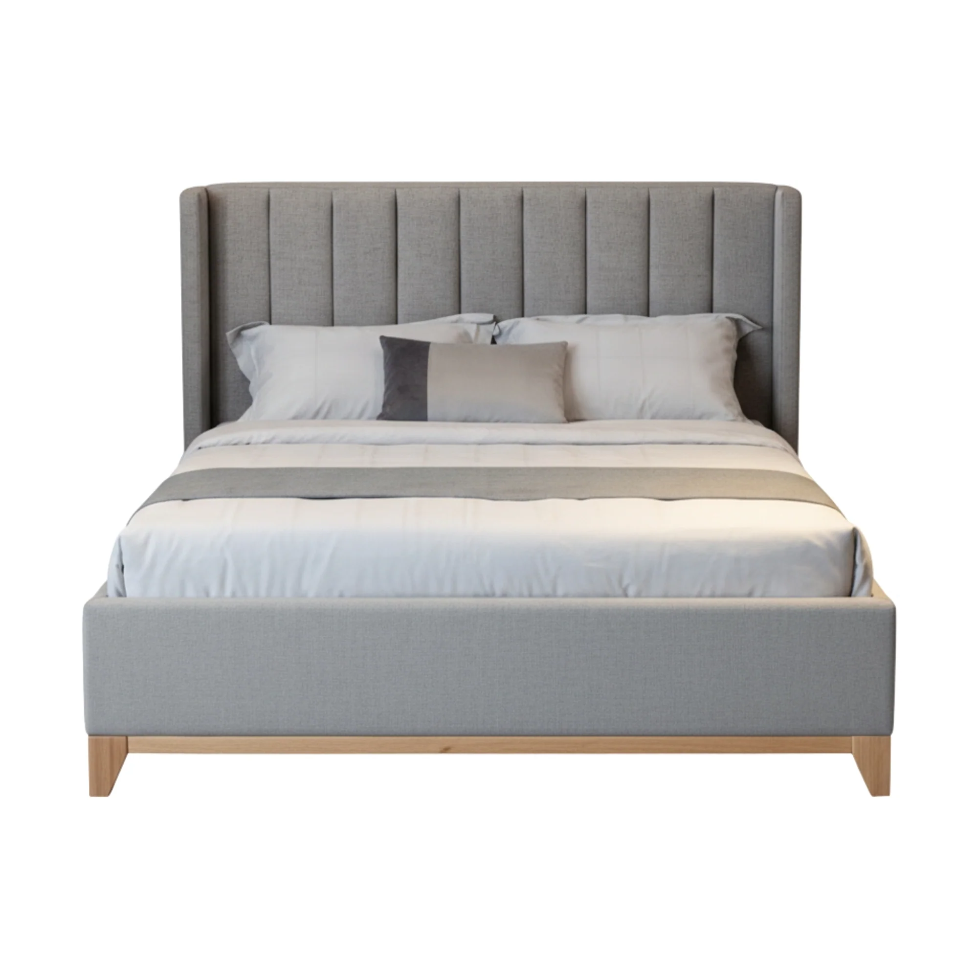Skandinav Queen Bed Frame Storm Grey - Image 2