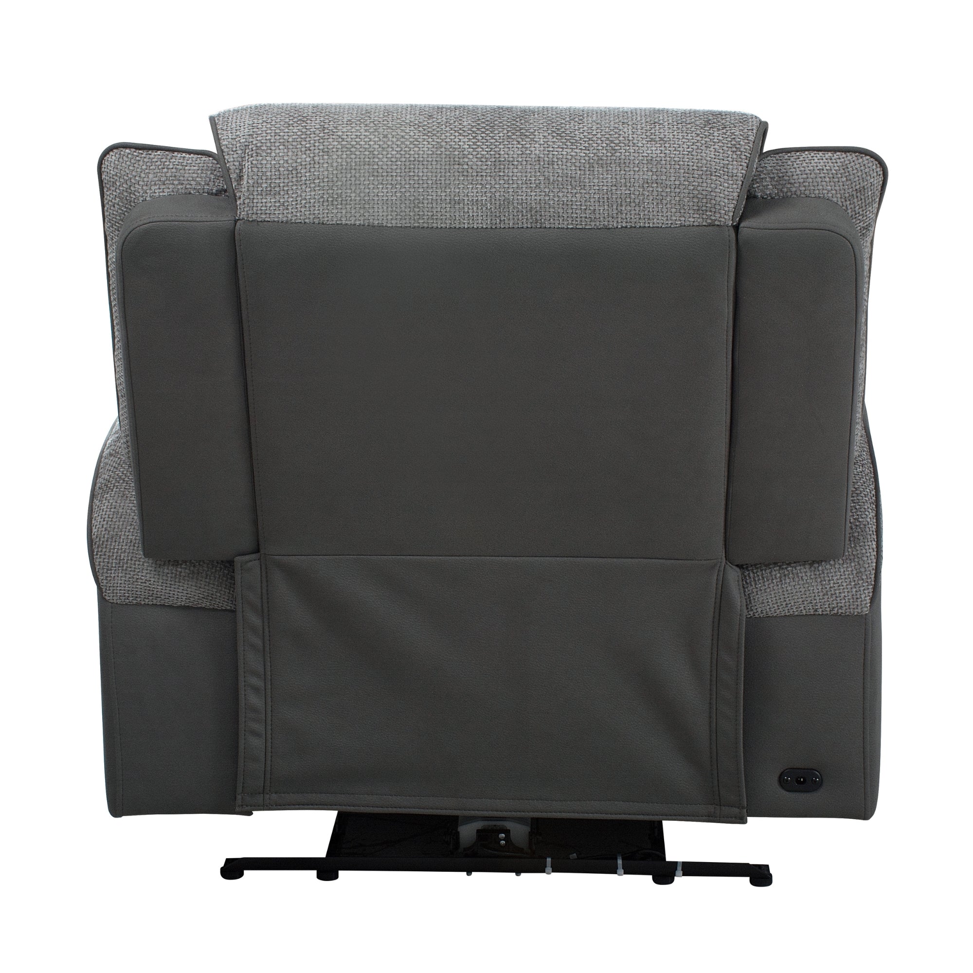 Southwest 1 Seater Electric Recliner Fabric Sofa Lounge Graphite Grey - Image 4