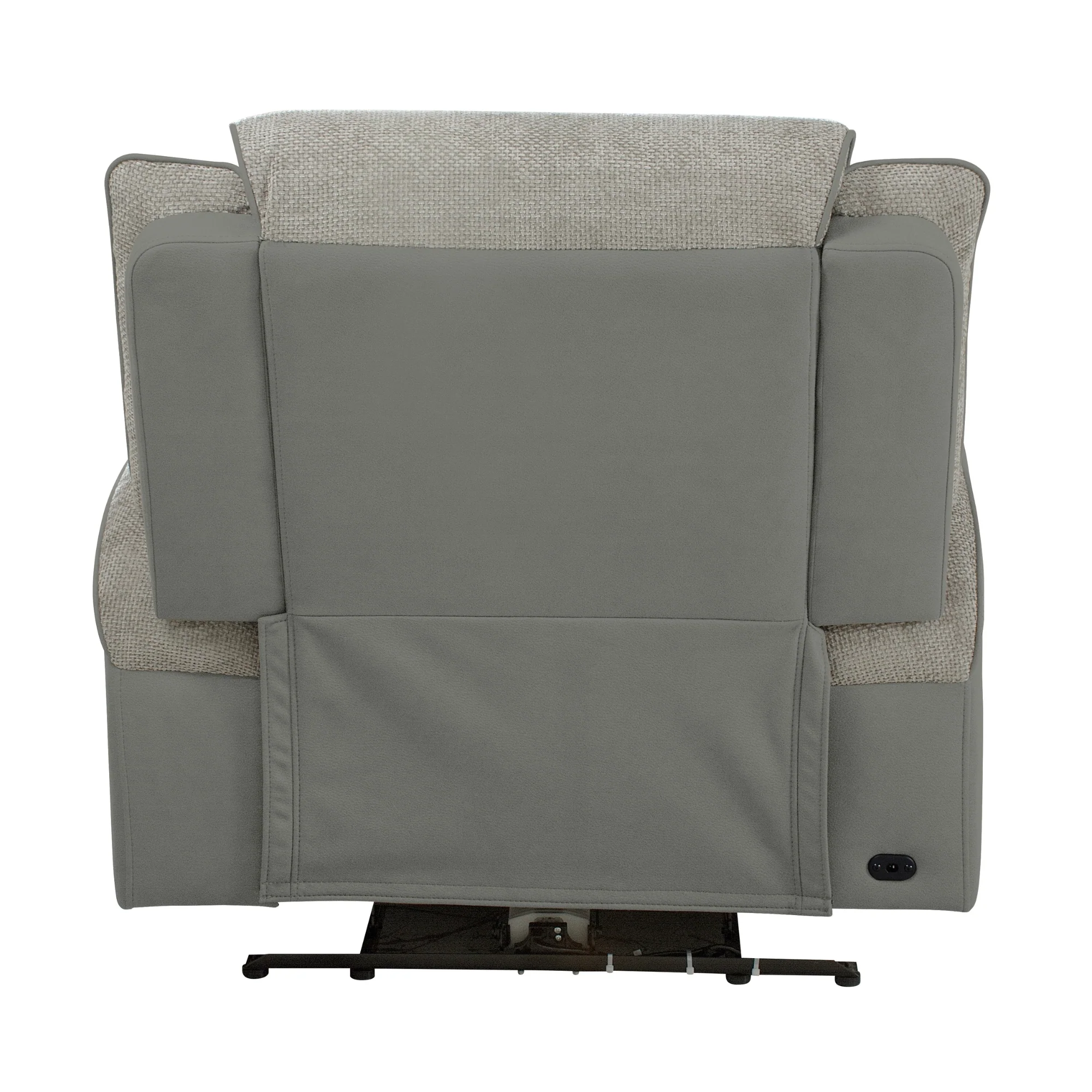Southwest 1 Seater Electric Recliner Fabric Sofa Lounge Oyster Beige - Image 5