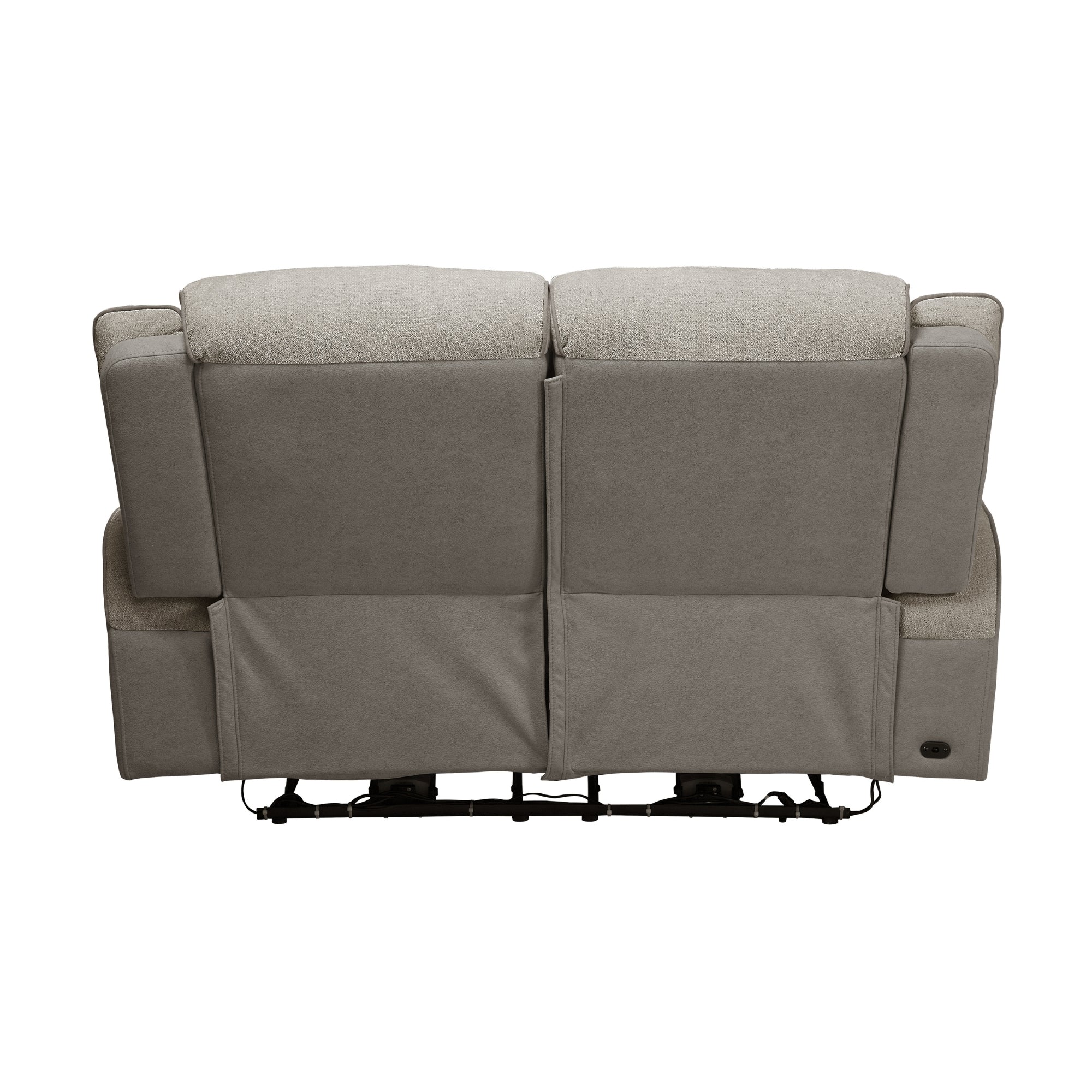 Southwest 2 Seater Electric Recliner Fabric Sofa Lounge Oyster Beige - Image 5